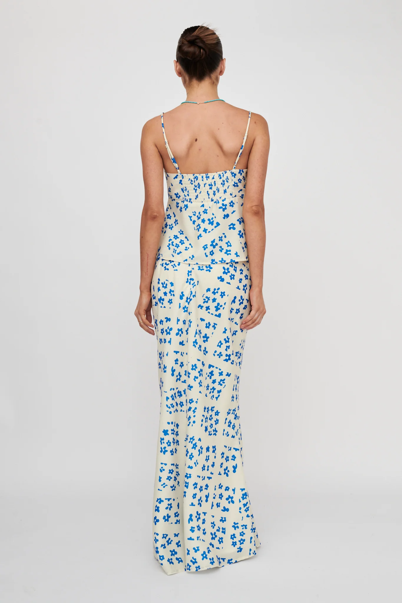 Heart & Soul Maxi Skirt Floral Cream - Sonourner