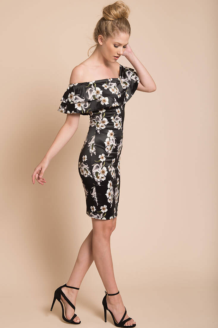 Ava Bodycon Dress Navy - Sonourner