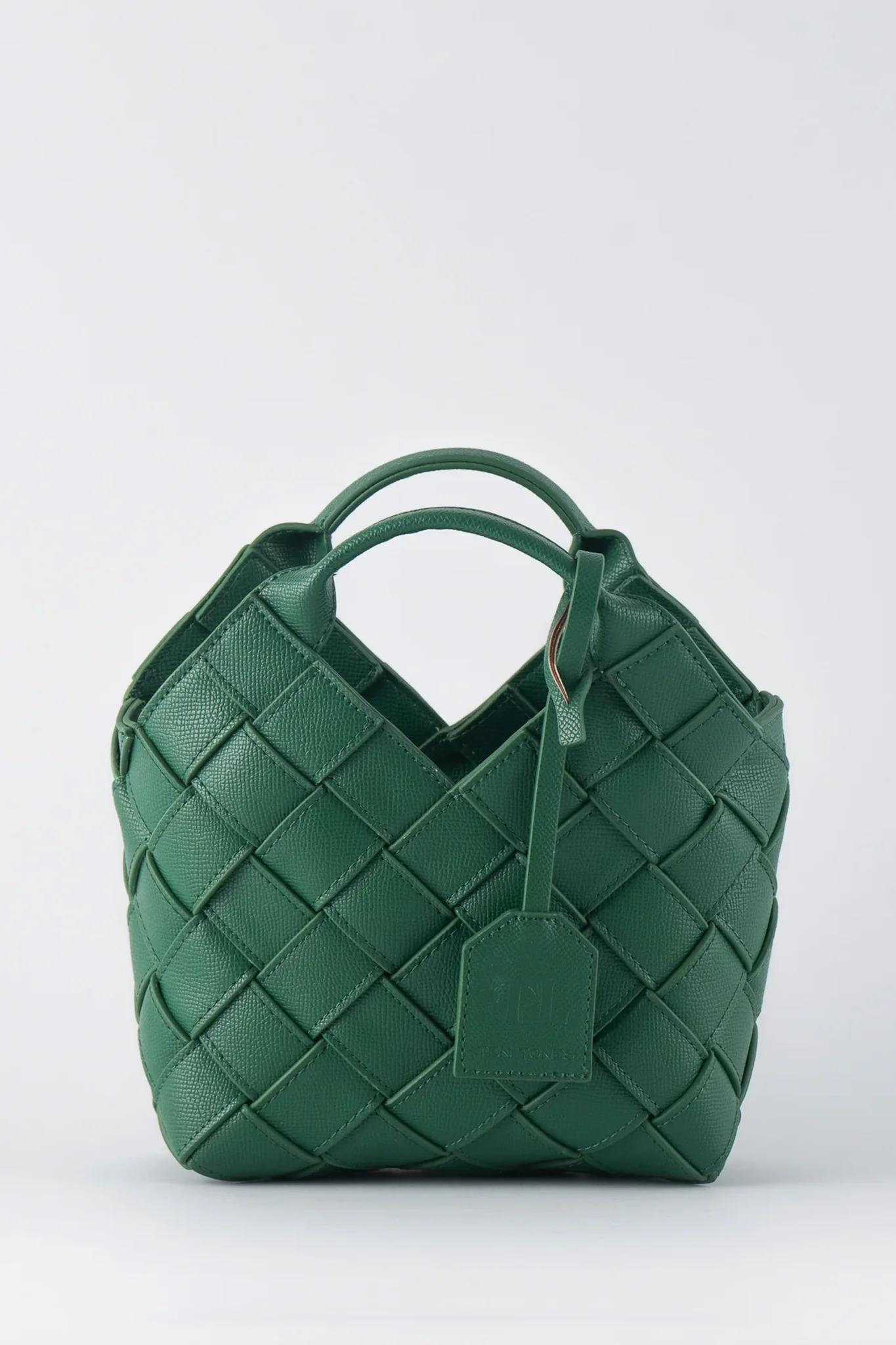 TEN TONES Clementine Woven Mini Tote Green - Sonourner