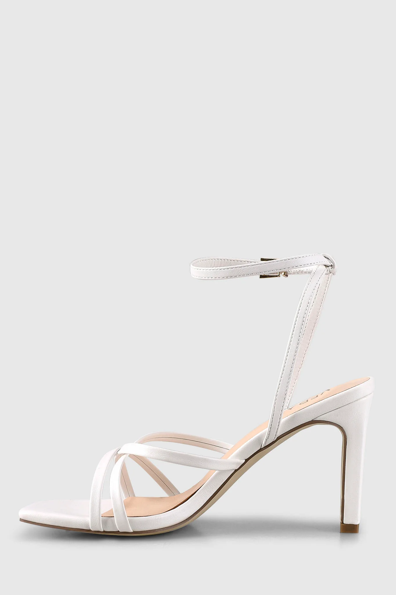 VERALi Kipp Strappy Heels Chalk - Sonourner