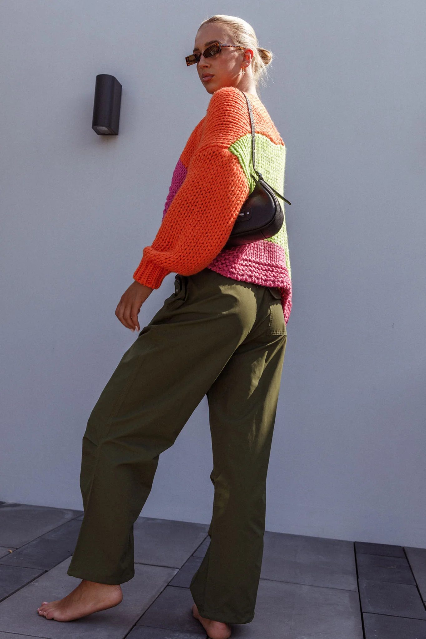 Starting Line Low Rise Wide Leg Pants Olive - Sonourner