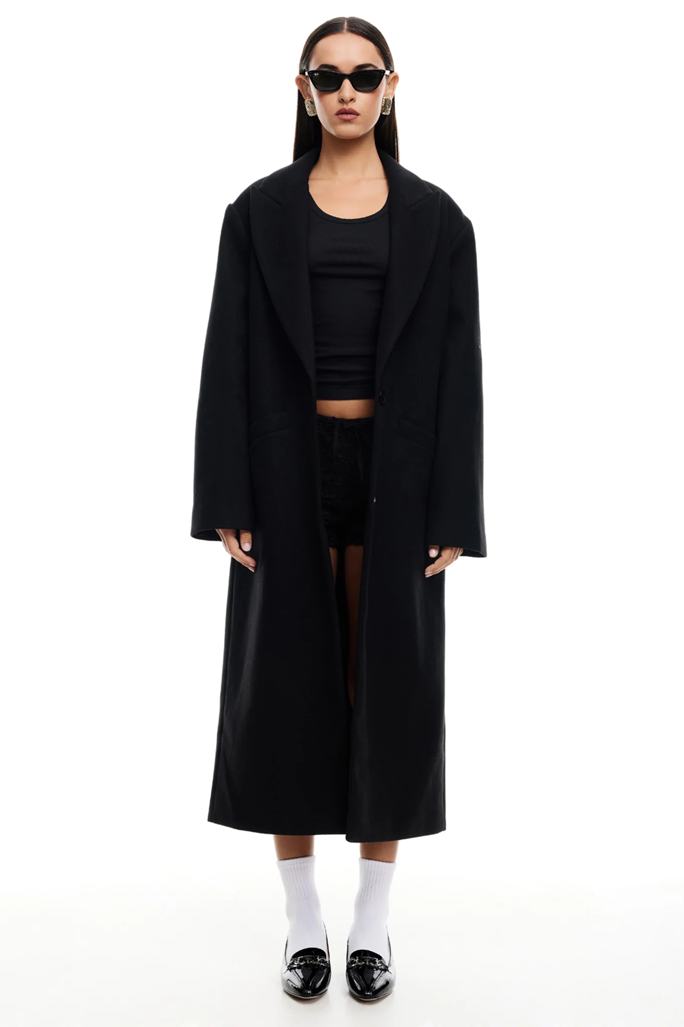 LIONESS Olsen Coat Onyx - Sonourner