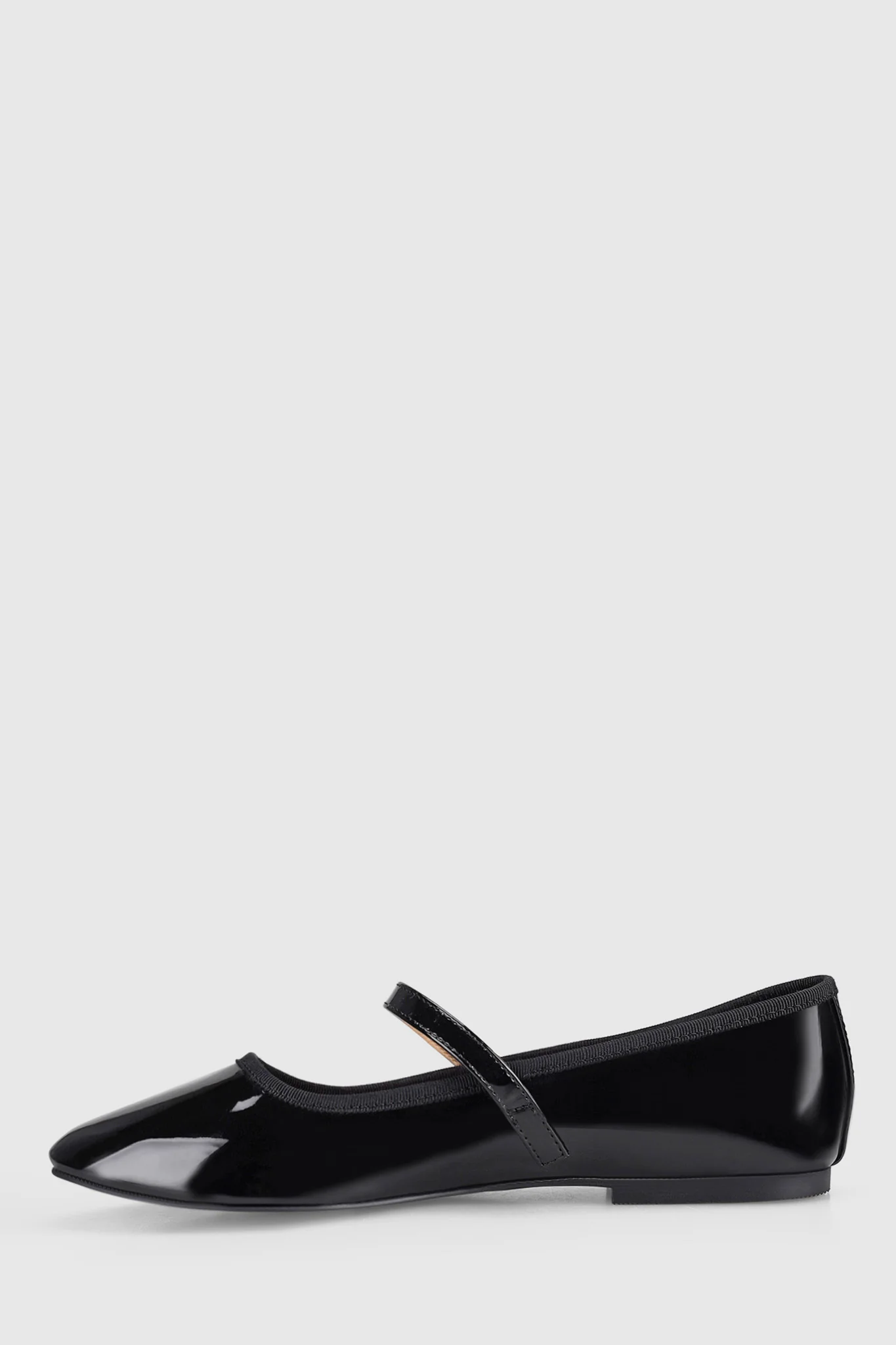 VERALi Bambi Mary-Jane Flats Black Patent - Sonourner
