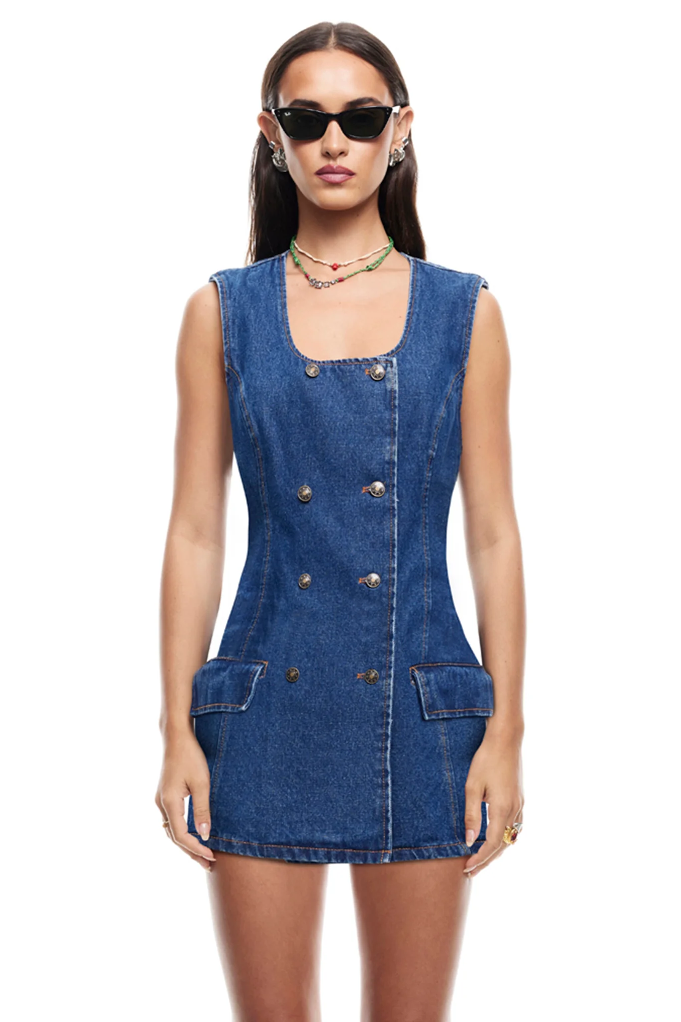 LIONESS L'Esprit Mini Dress Indigo - Sonourner
