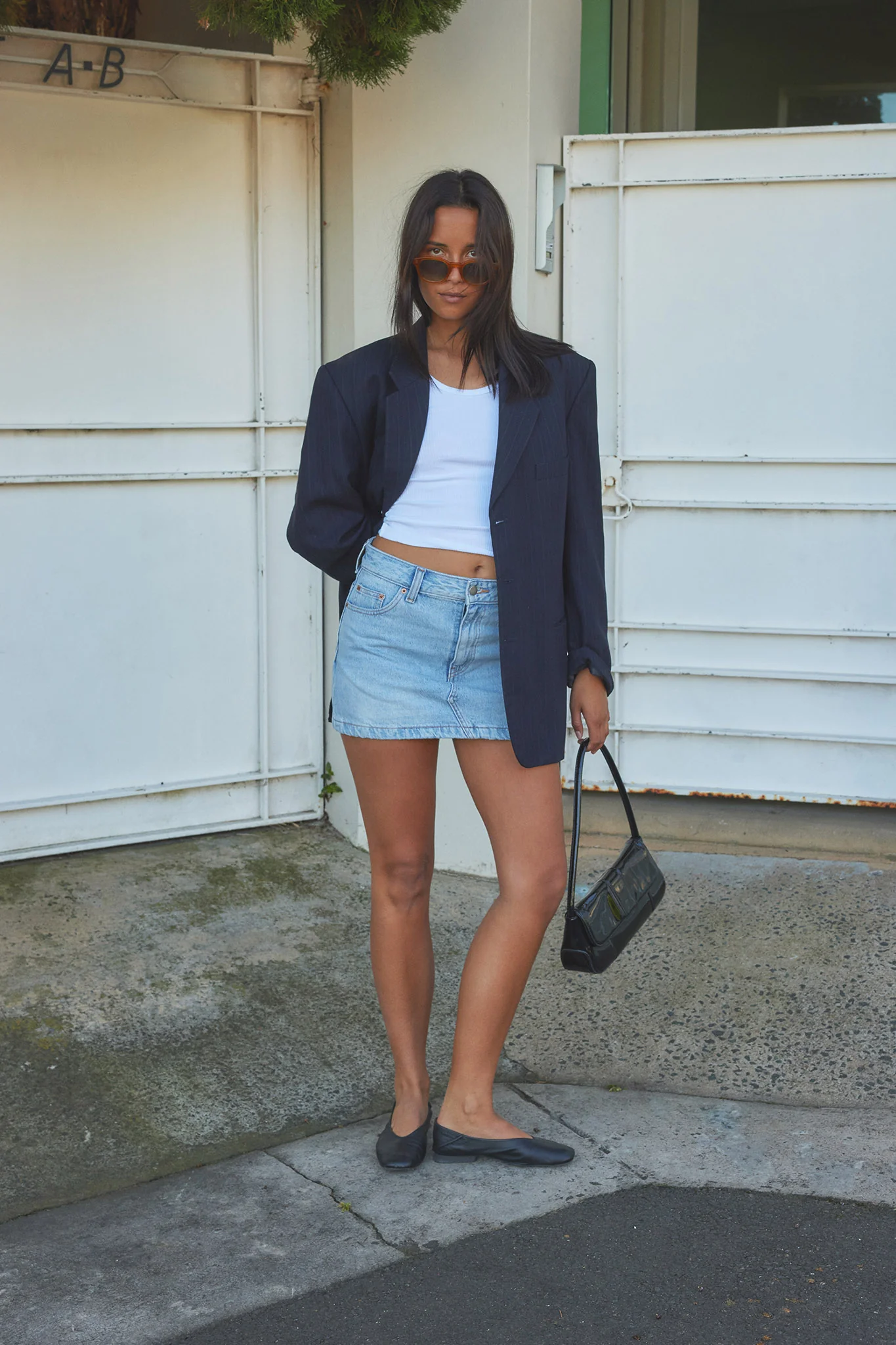 DR DENIM Ziggy Mid Skirt Light Blue - Sonourner