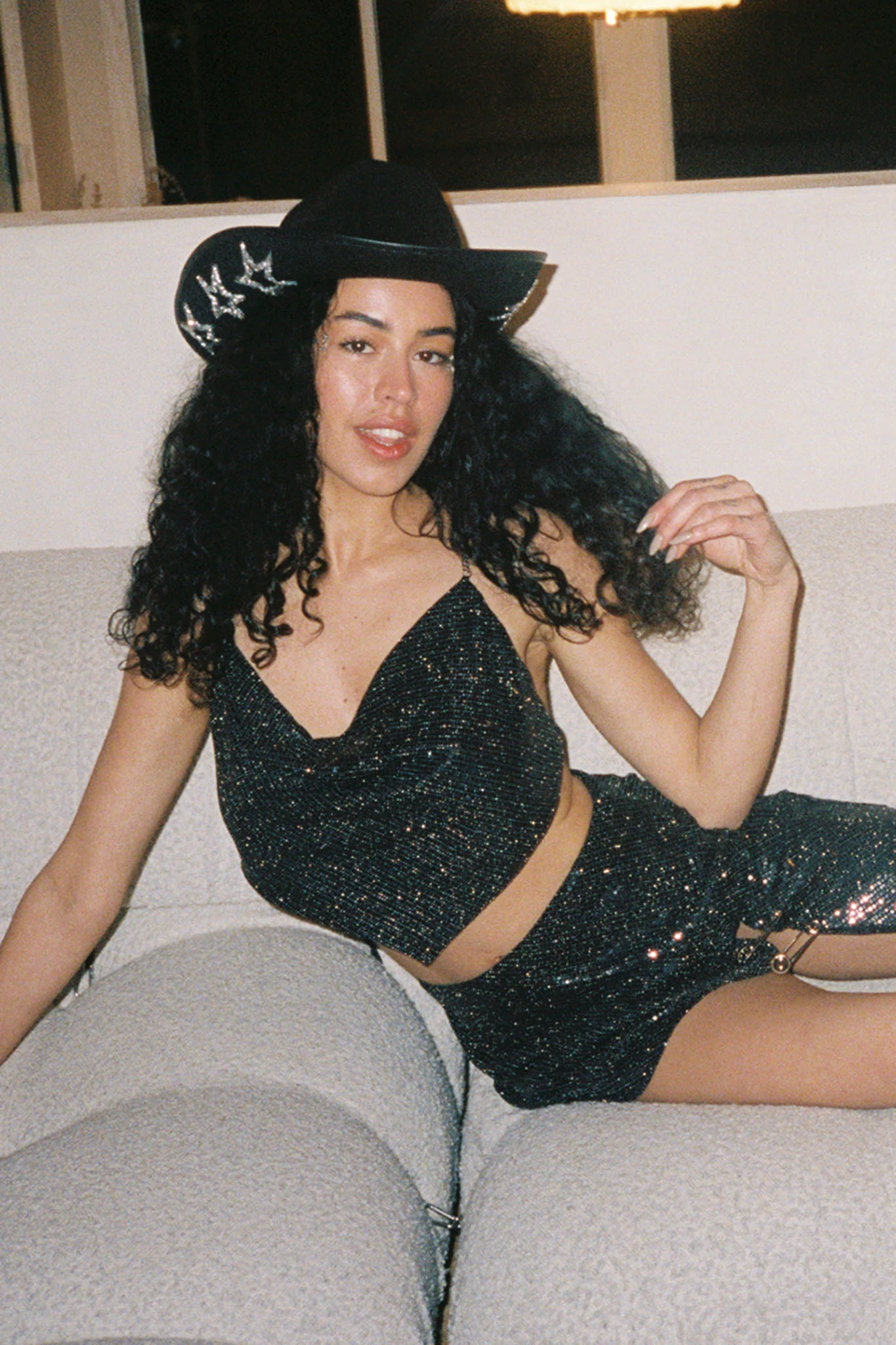 Aleigh Pin Feature Mini Skirt Black - Sonourner