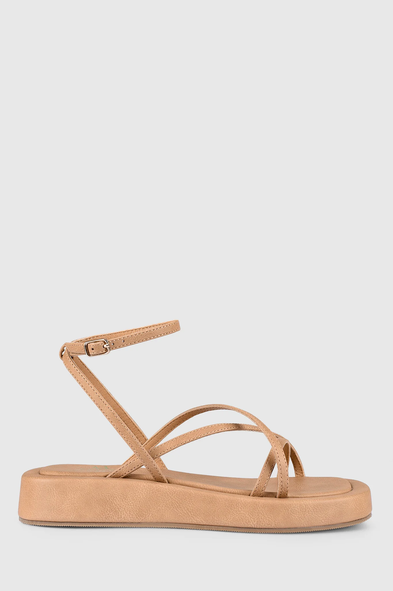 VERALi Bondi Flatform Sandals Caramel Softee - Sonourner