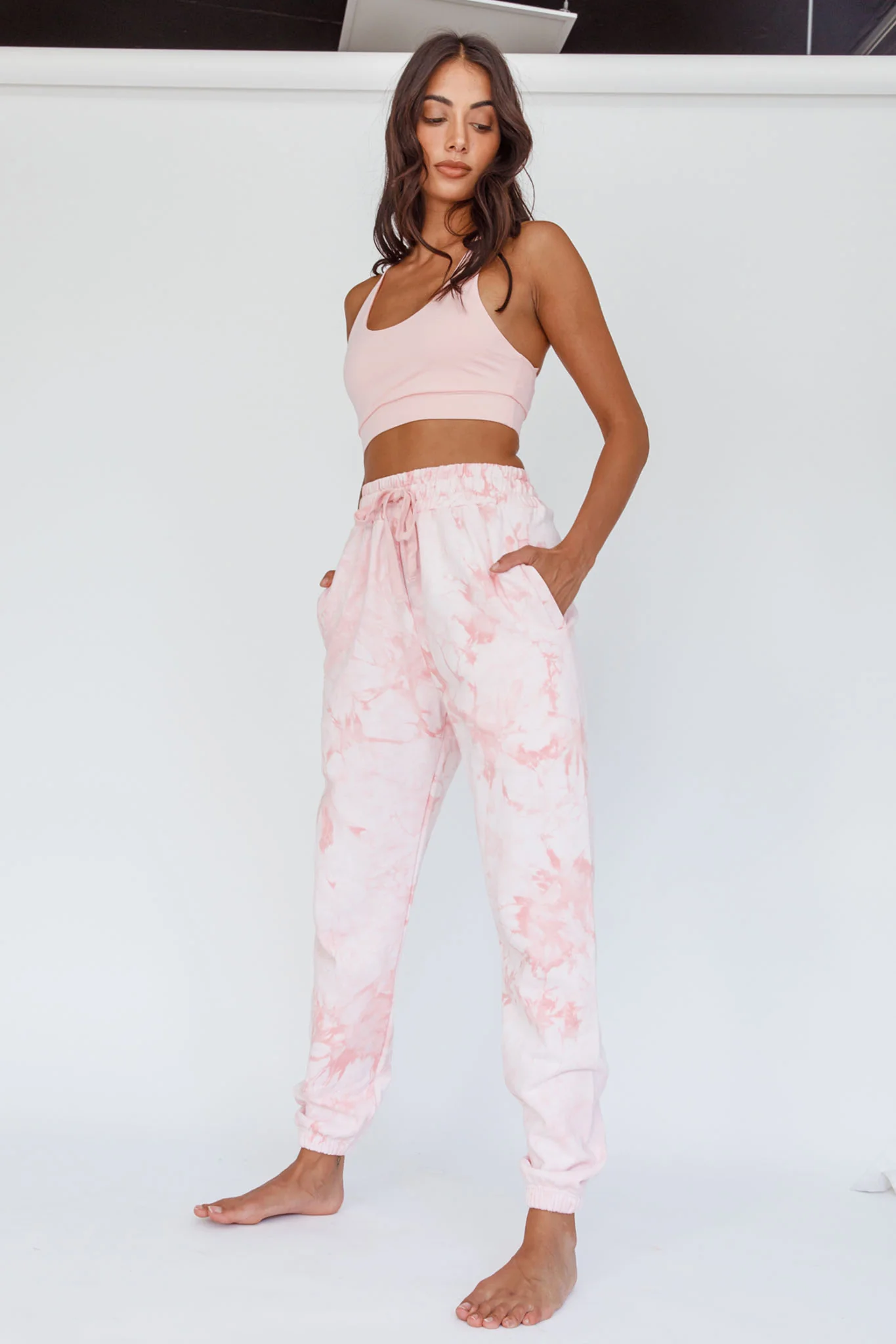Take It Easy Jogger Track Pants Pink - Sonourner