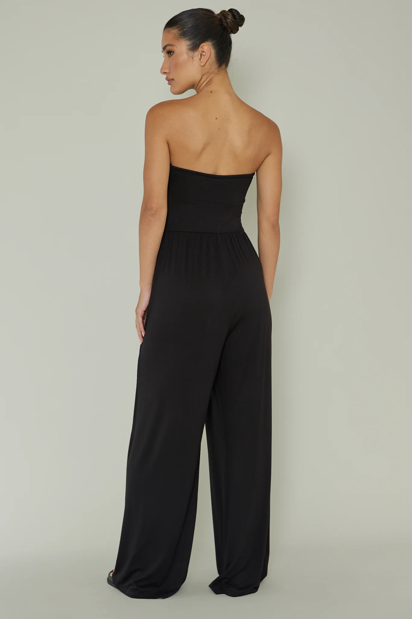 Morocca Strapless Jumpsuit Black - Sonourner