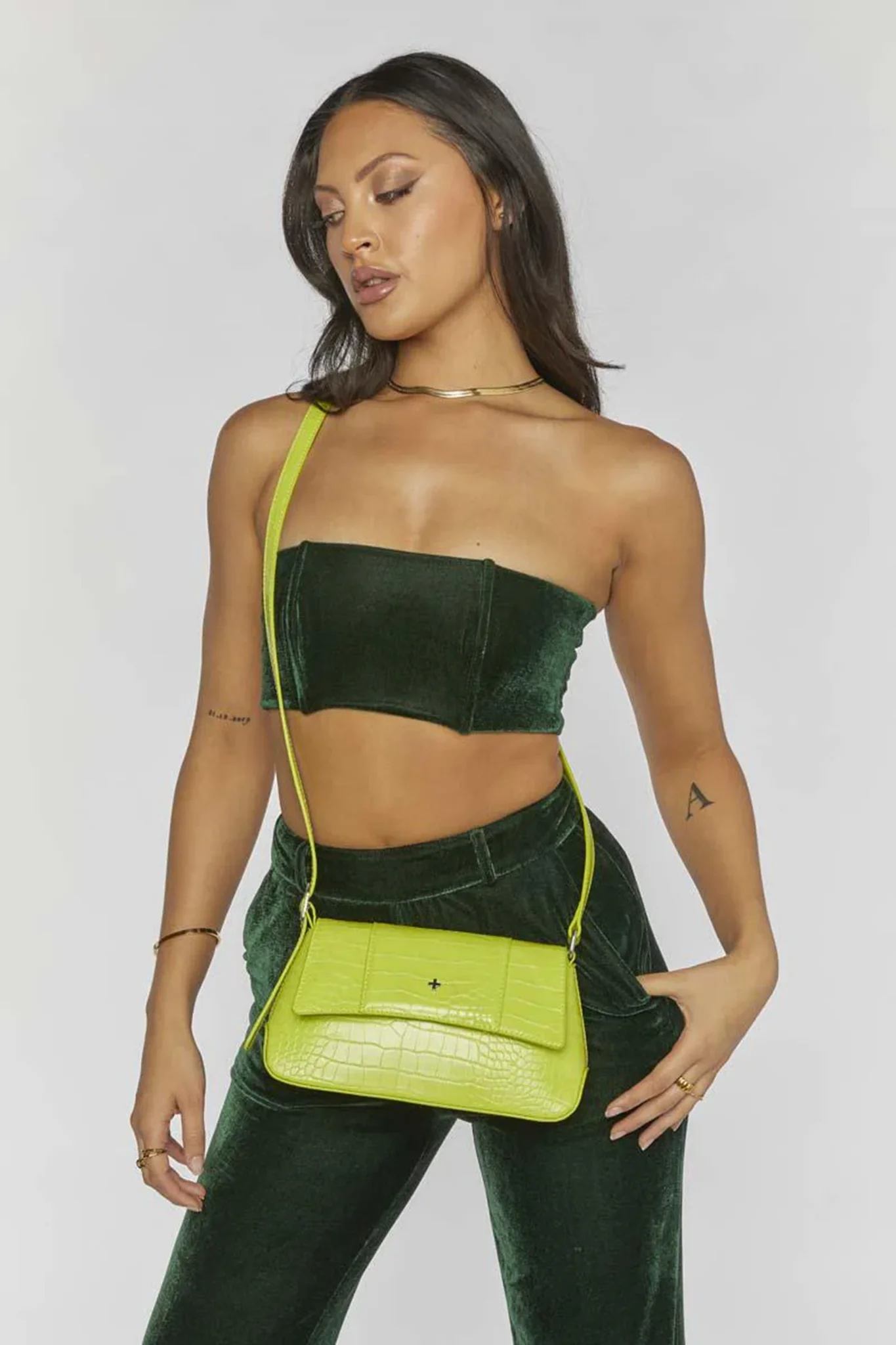 Peta And Jain Lexy Panelled XBody Bag Apple - Sonourner