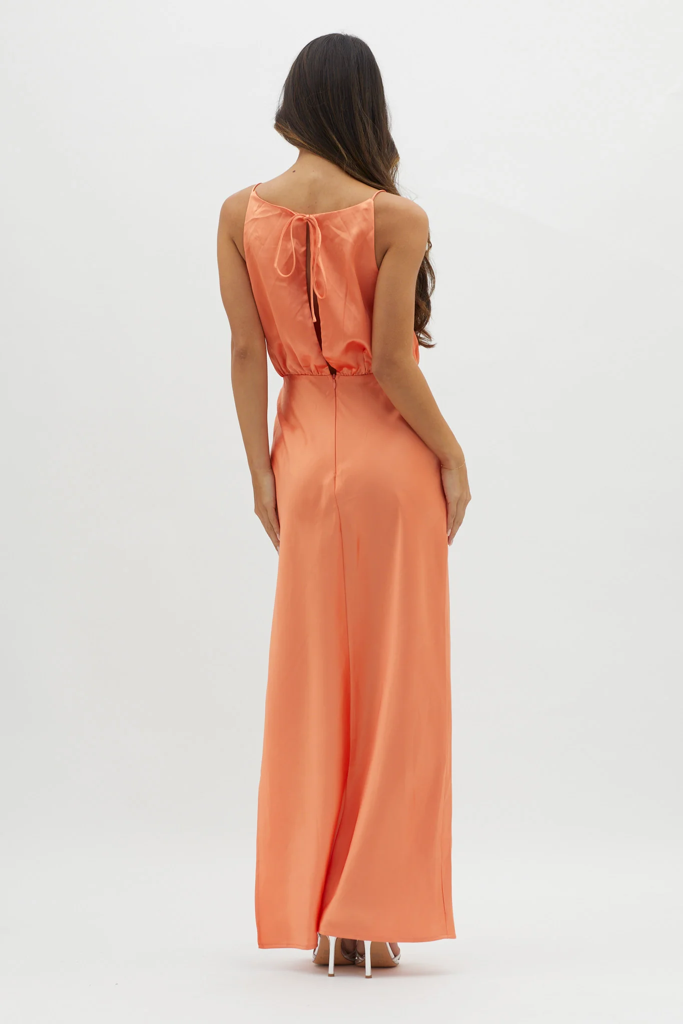 Midnight Hour Side Split Midi Dress Sunset - Sonourner