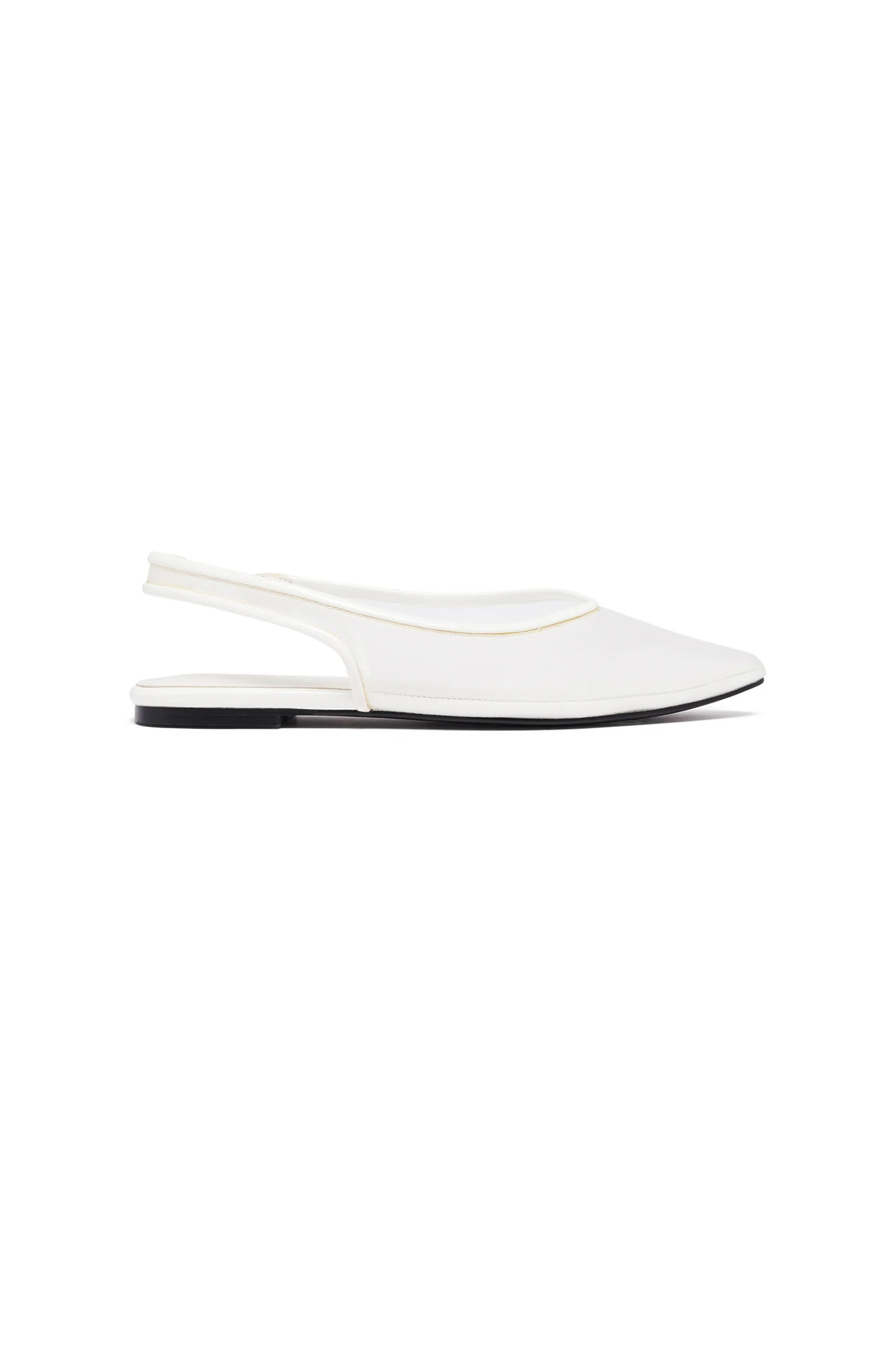 THERAPY Lazer White Patent Ballet Flat - Sonourner