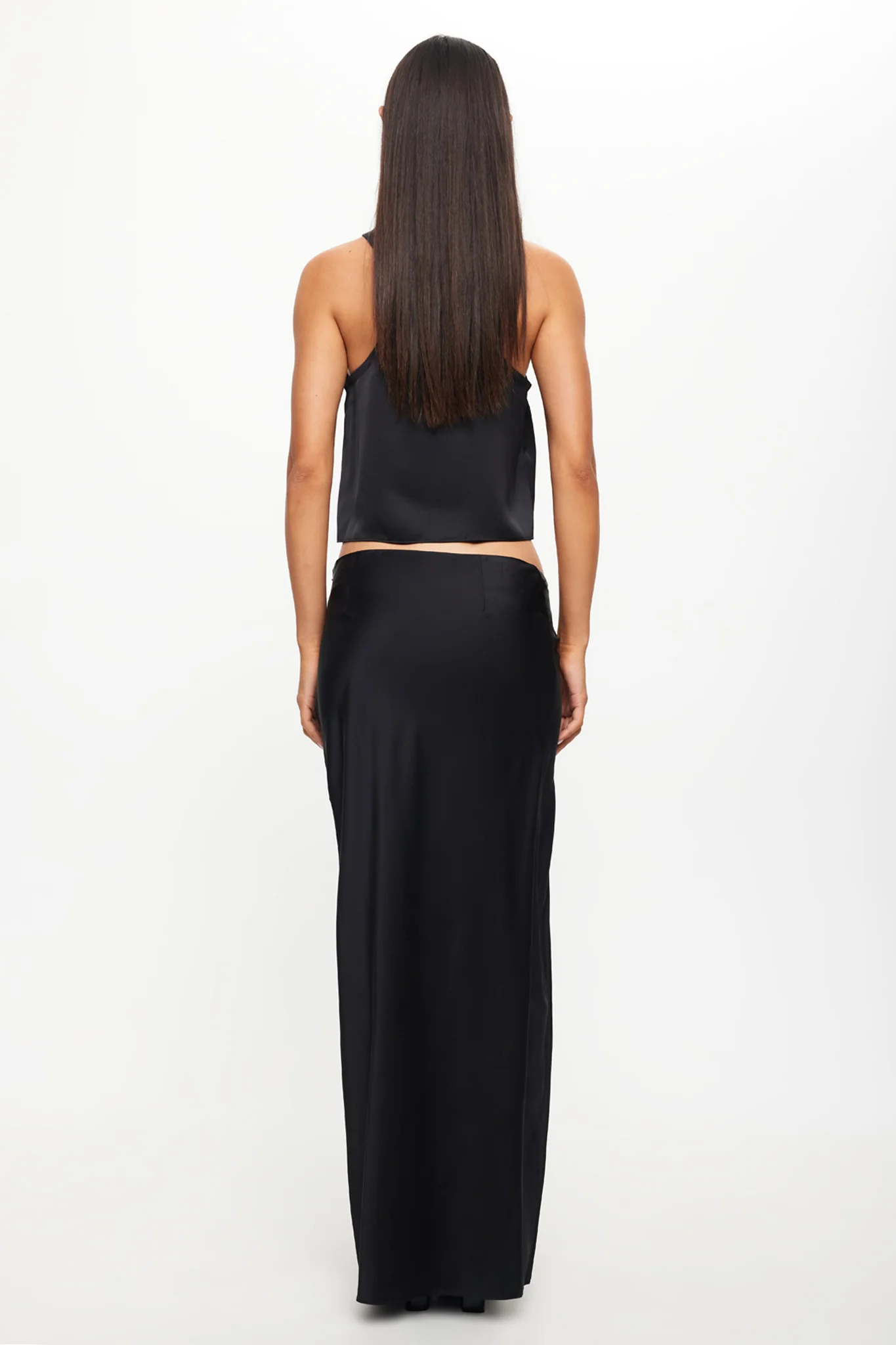 LIONESS Mariah Maxi Skirt Onyx - Sonourner