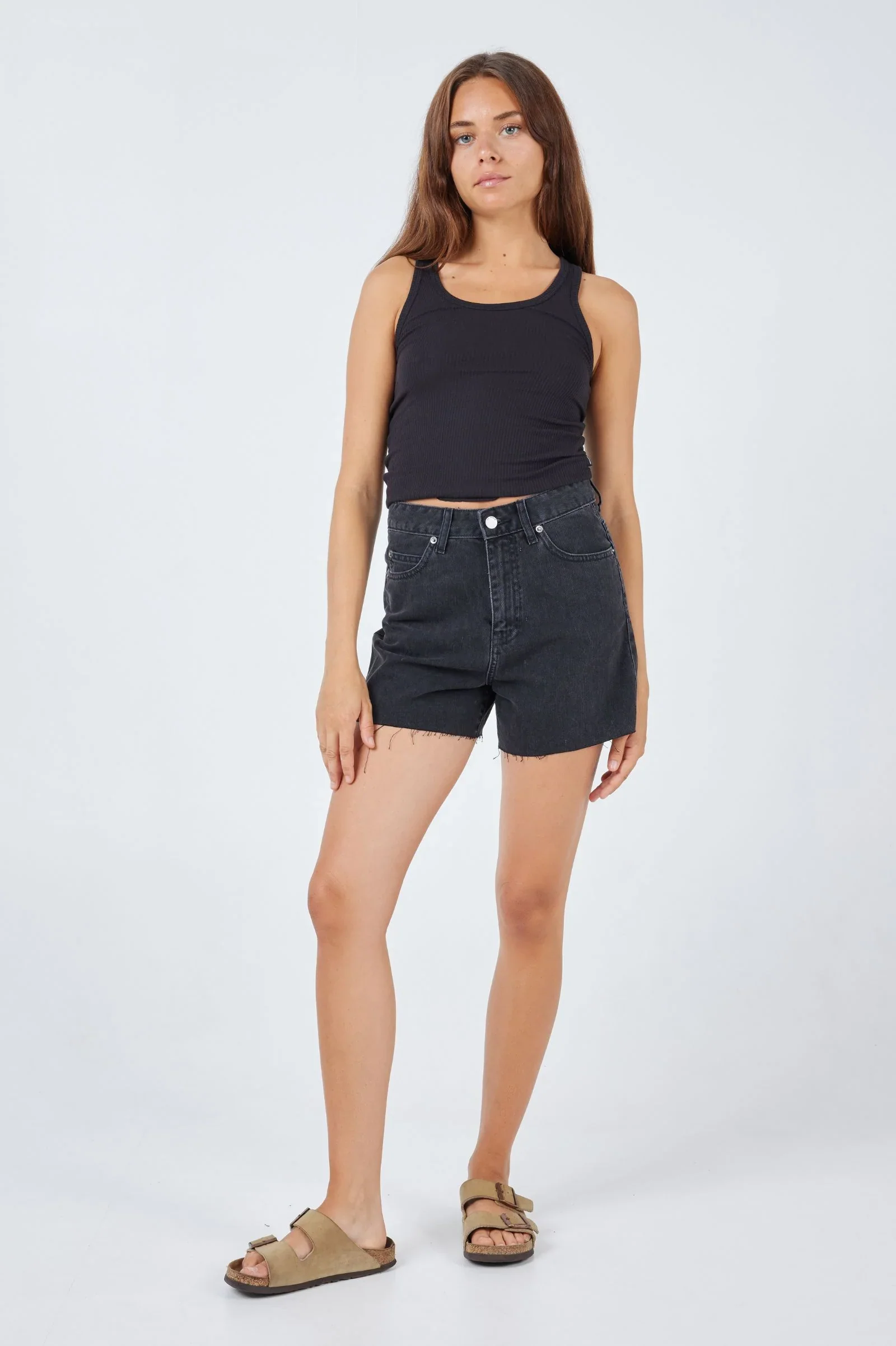 DR DENIM Nora Shorts Black - Sonourner