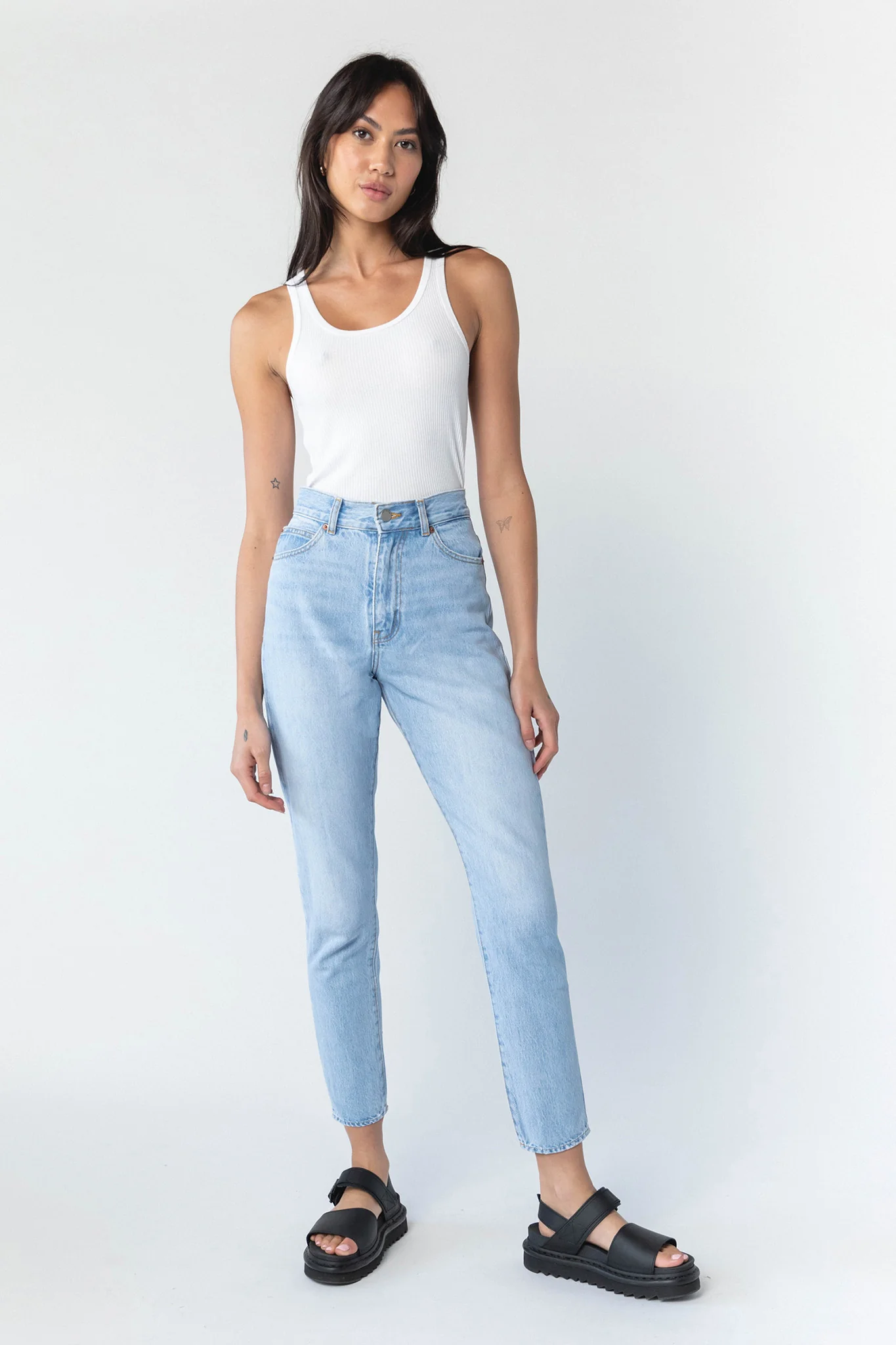 DR DENIM Nora Jeans Light Blue Jay - Sonourner