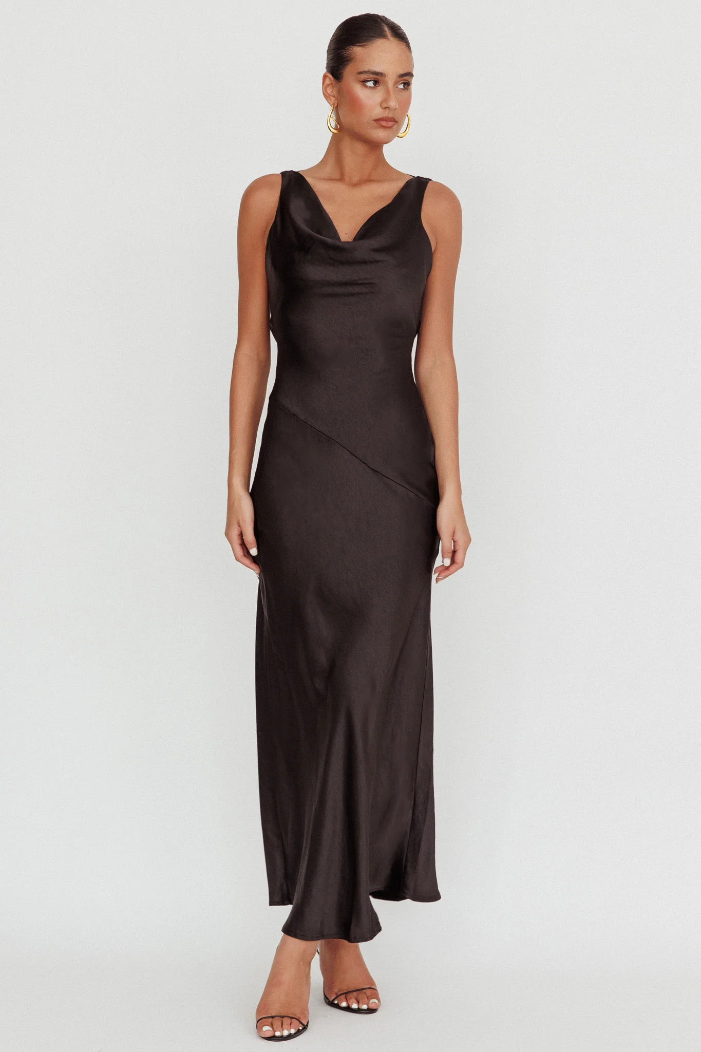 Cassiopeia Open Back Maxi Dress Black - Sonourner