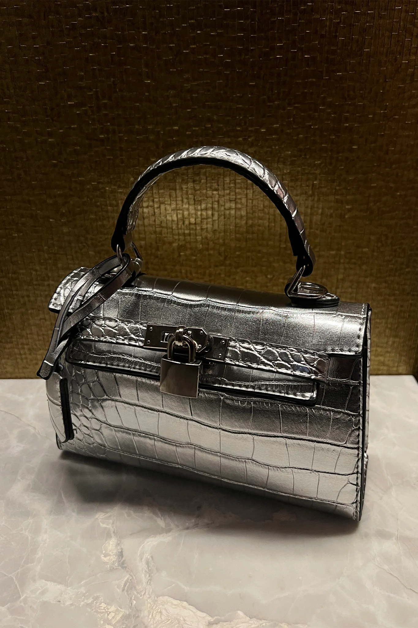 Peta And Jain Jaden Handbag Silver - Sonourner