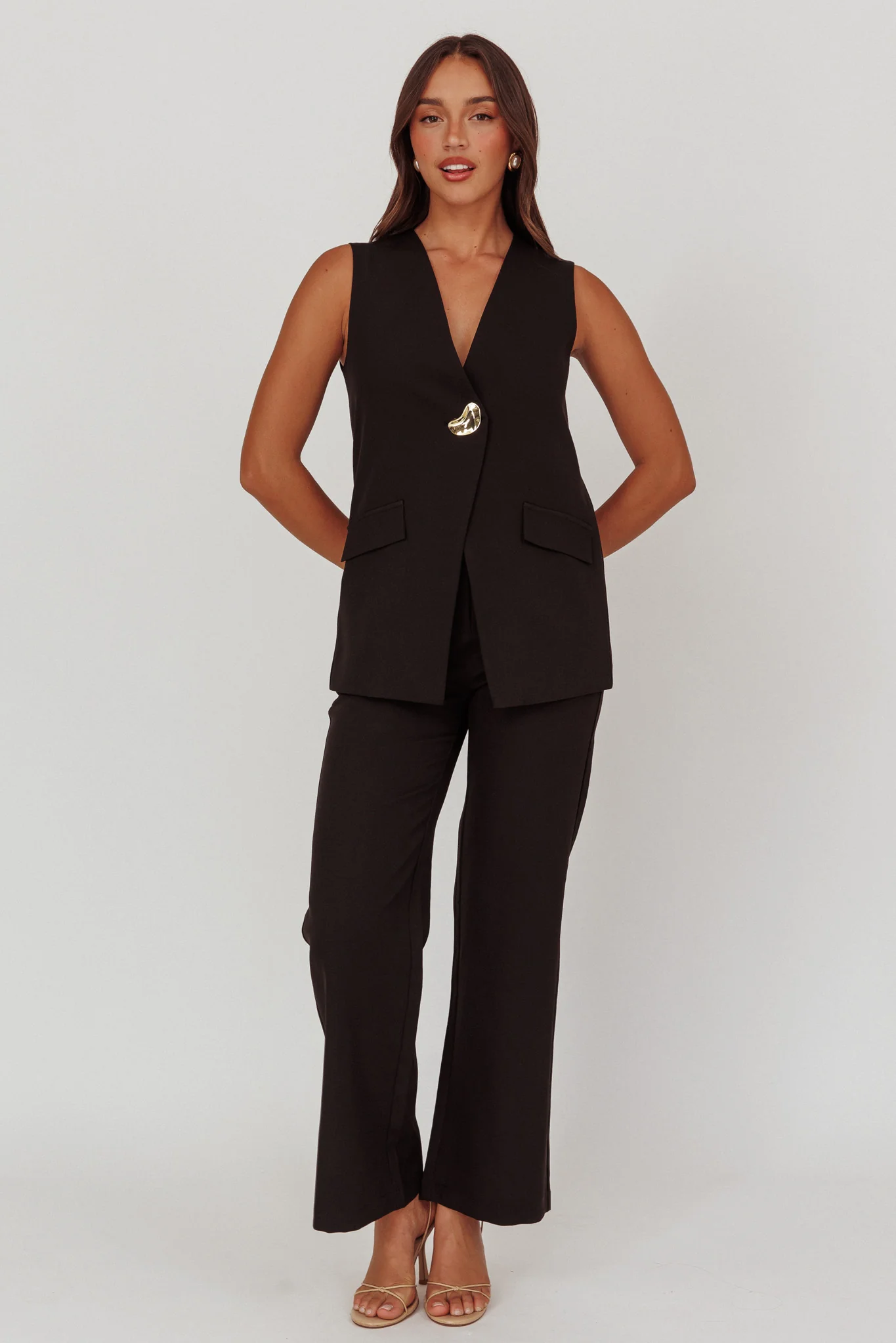 Fair Play High Waist Pants Black - Sonourner