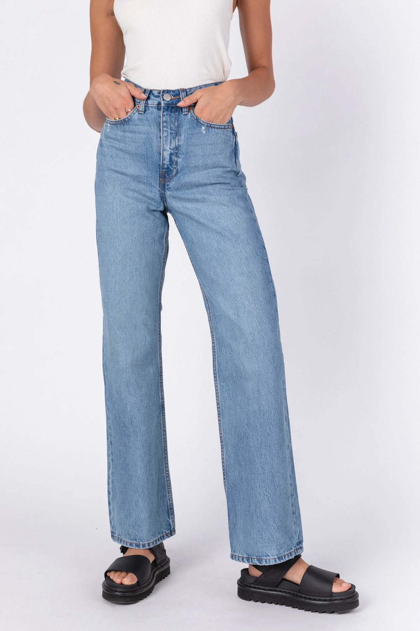 DR DENIM Echo Jeans Blue Jay - Sonourner
