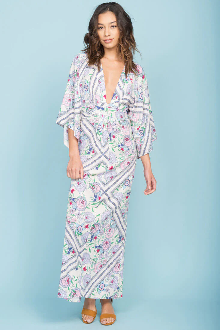 Kira Zip Up Maxi Dress Green - Sonourner