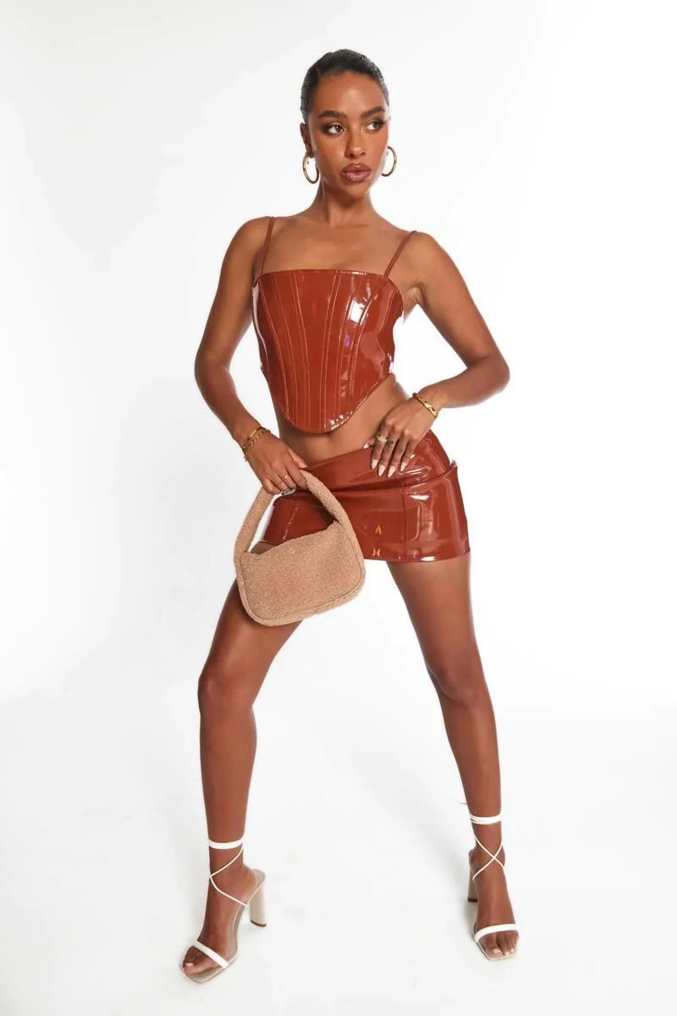 Peta And Jain Bristol Teddy Shoulder Bag Nude - Sonourner