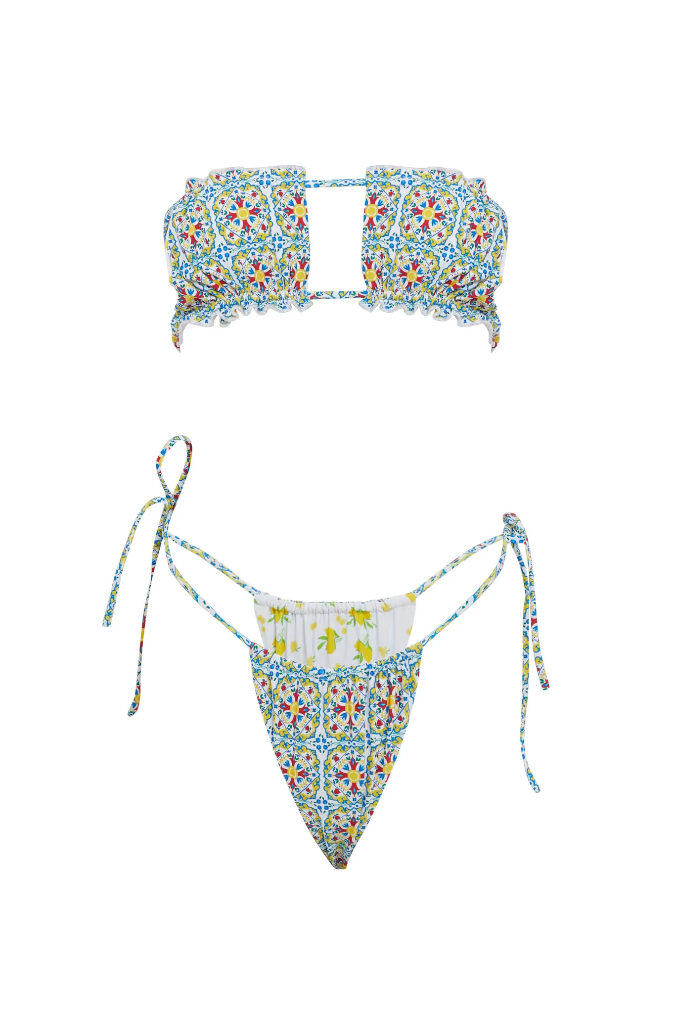 VDM The Label Blair Capri/Limone Reversible Top - Sonourner