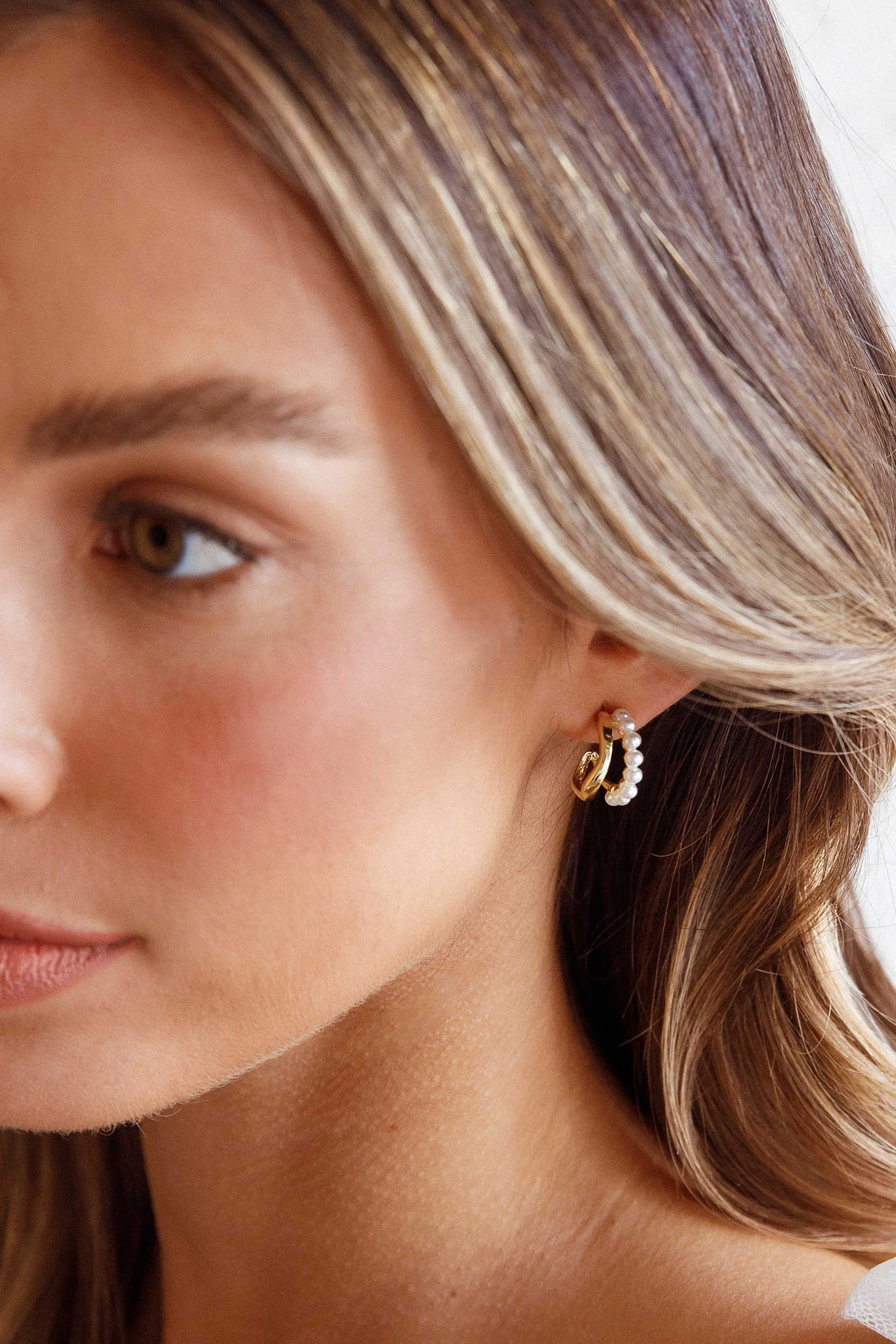 Charis Double Hoops Gold - Sonourner