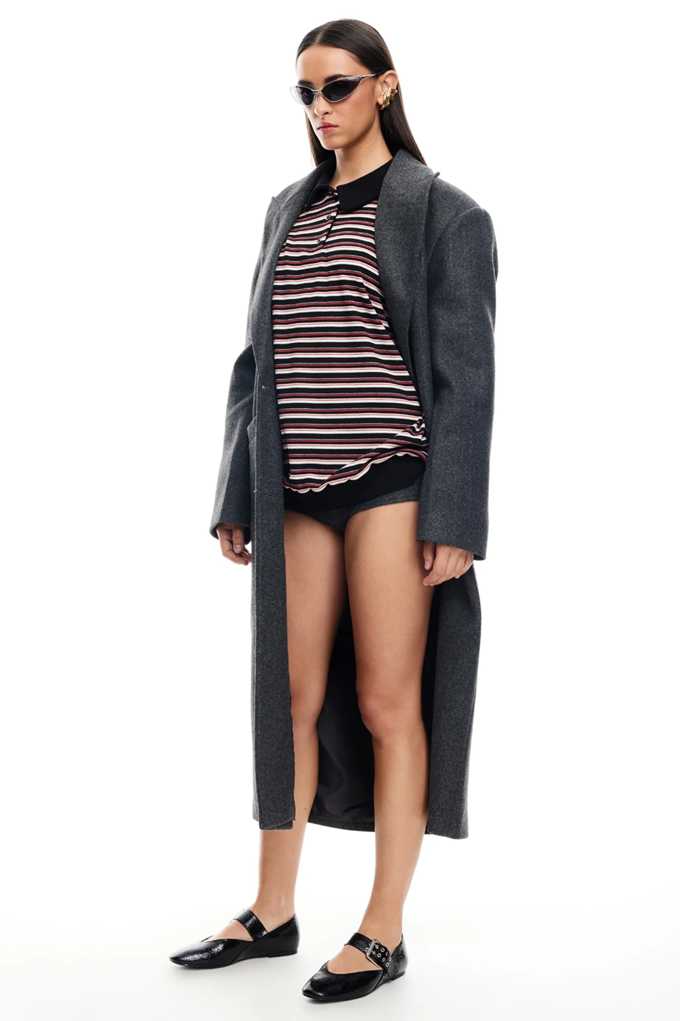 LIONESS Olsen Coat Grey Marle - Sonourner