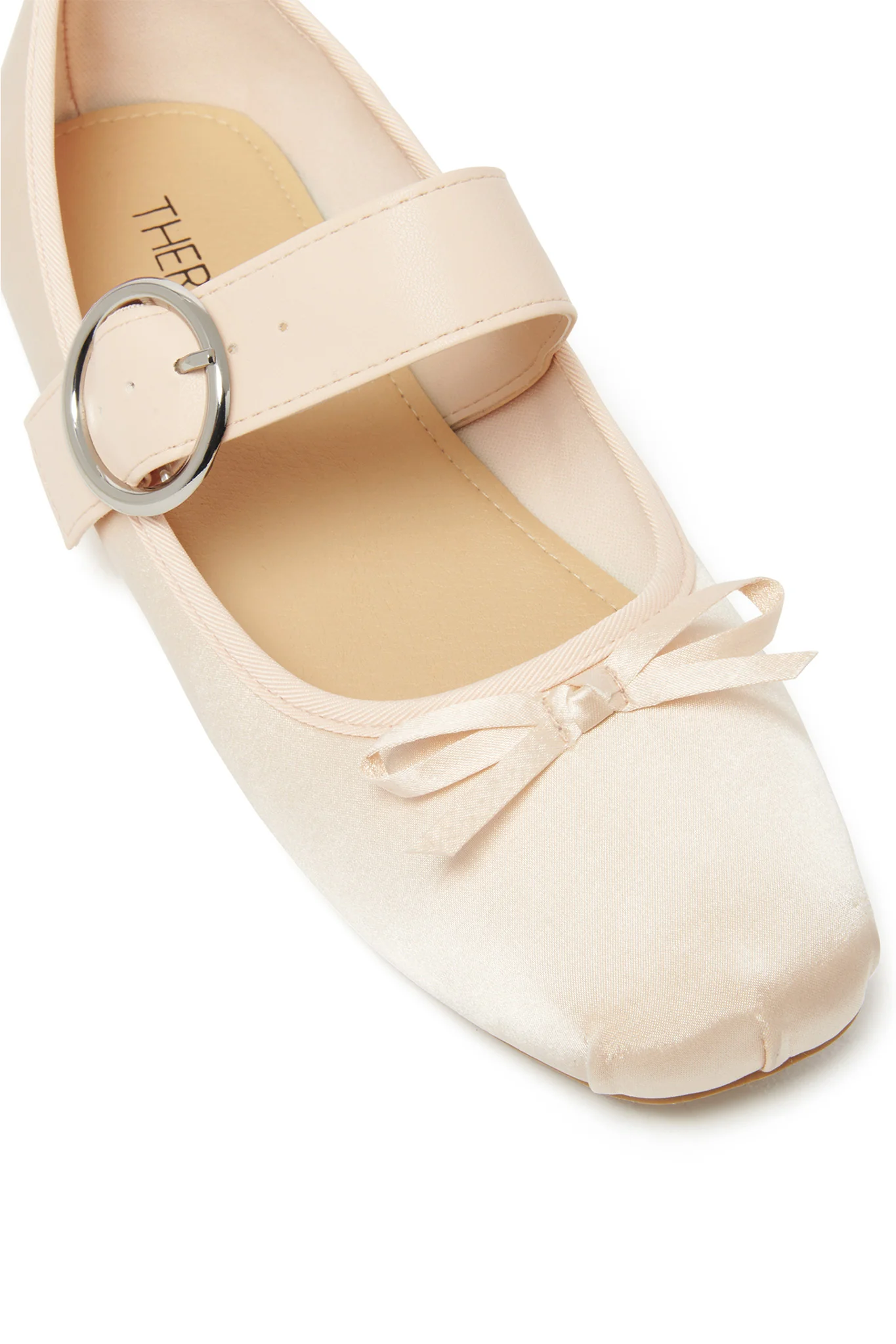 THERAPY Mesmerize Ballet Flat Blush Satin - Sonourner