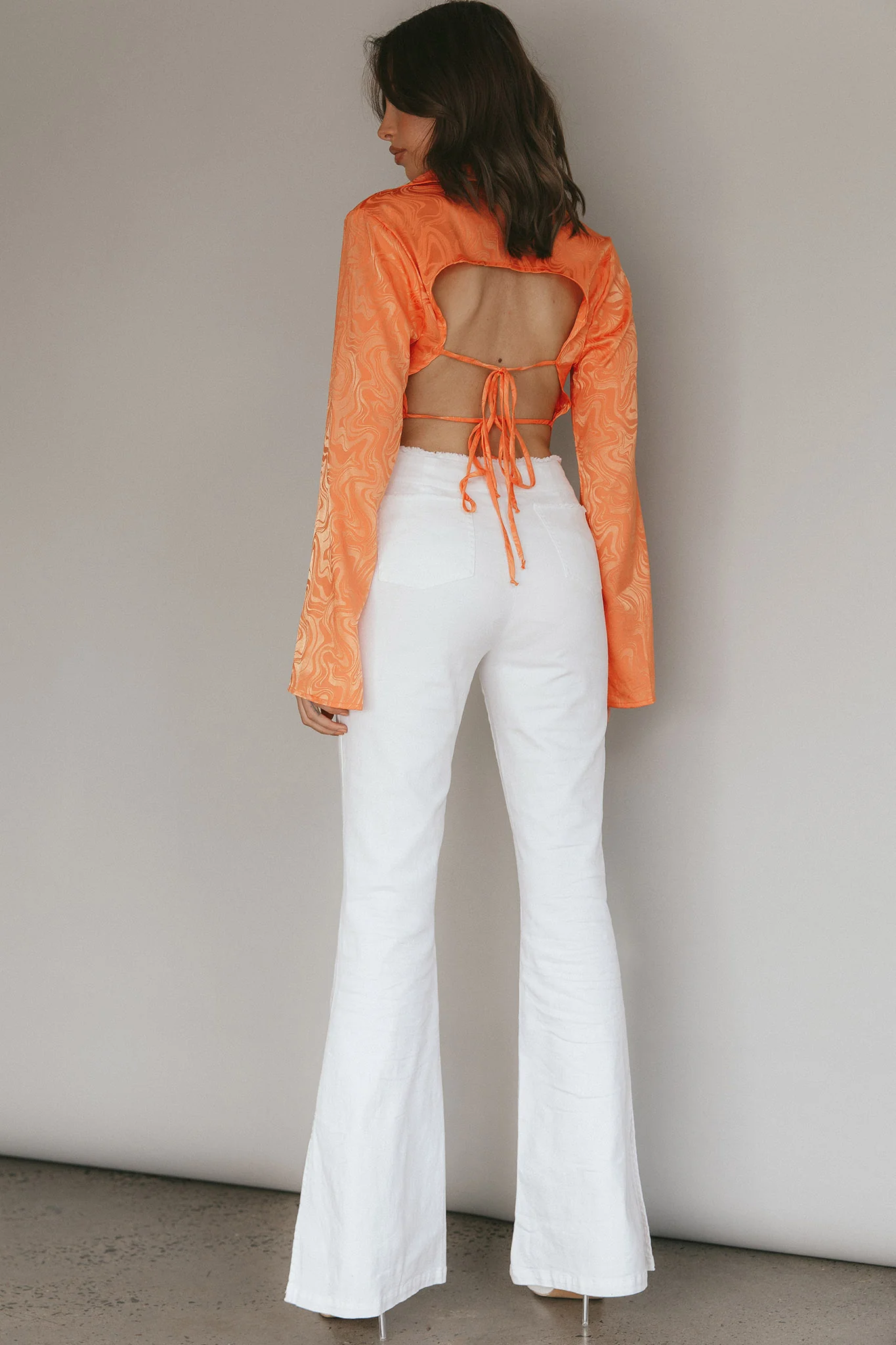 Mahla Flared Pants Ivory - Sonourner