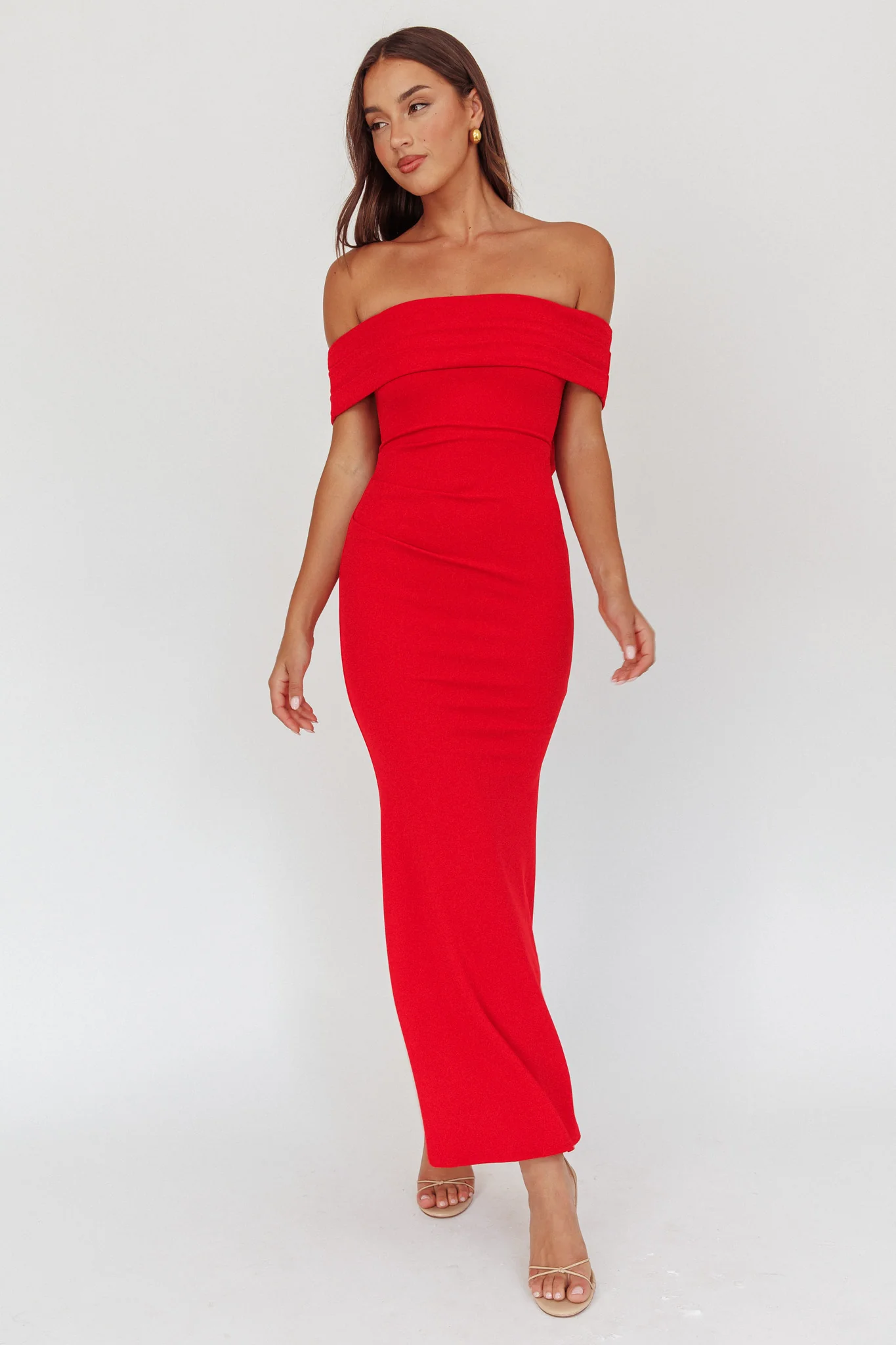 Dancing Queens Bow Back Maxi Dress Red - Sonourner