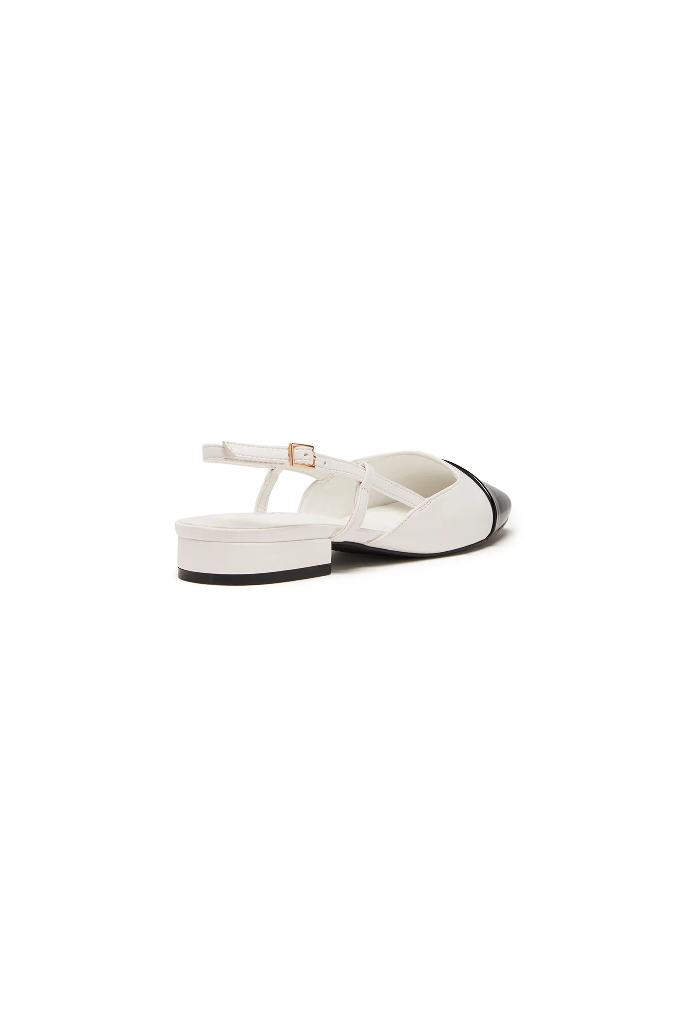 THERAPY Selene Point Heel White Black - Sonourner