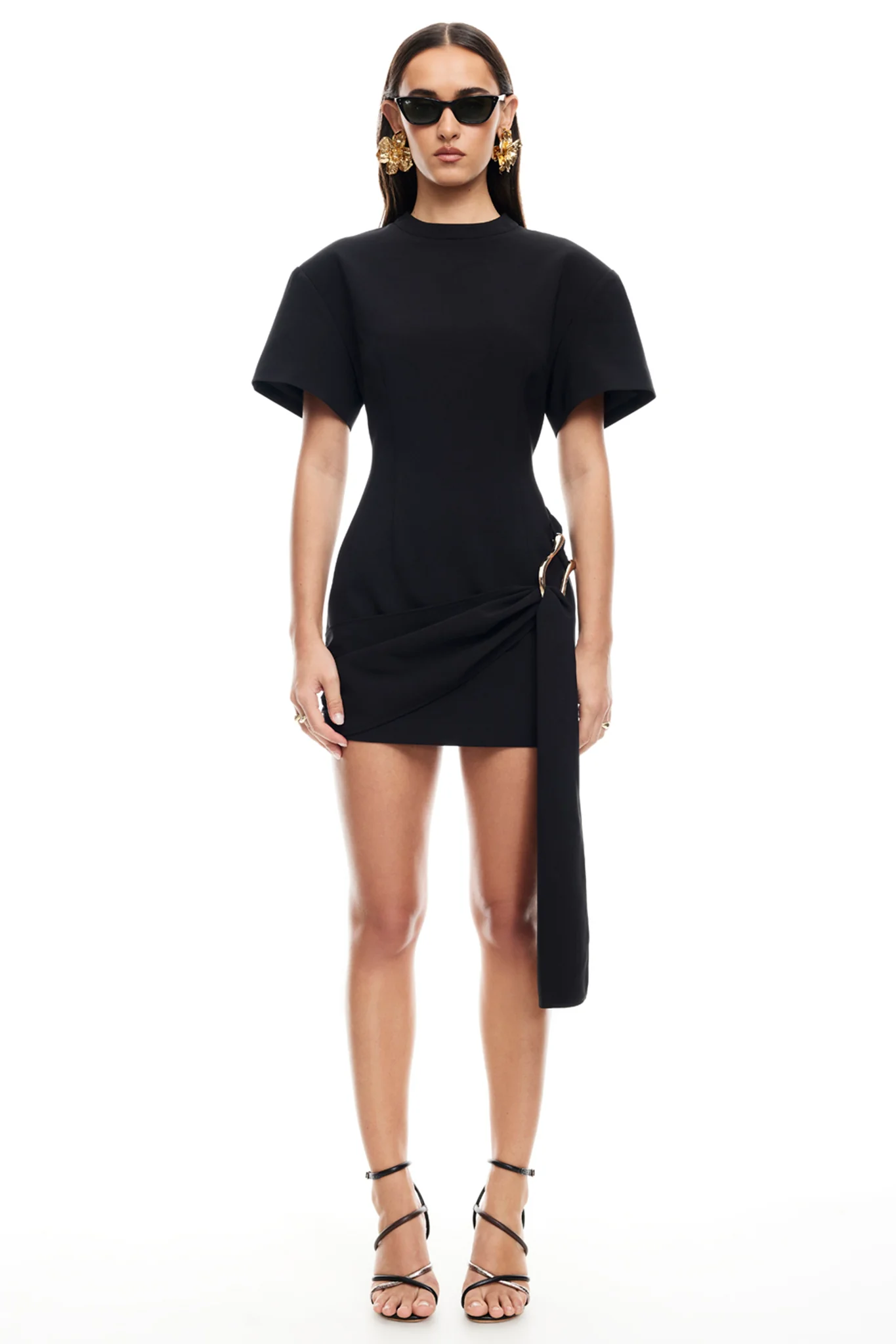 LIONESS Martini Mini Dress Onyx - Sonourner