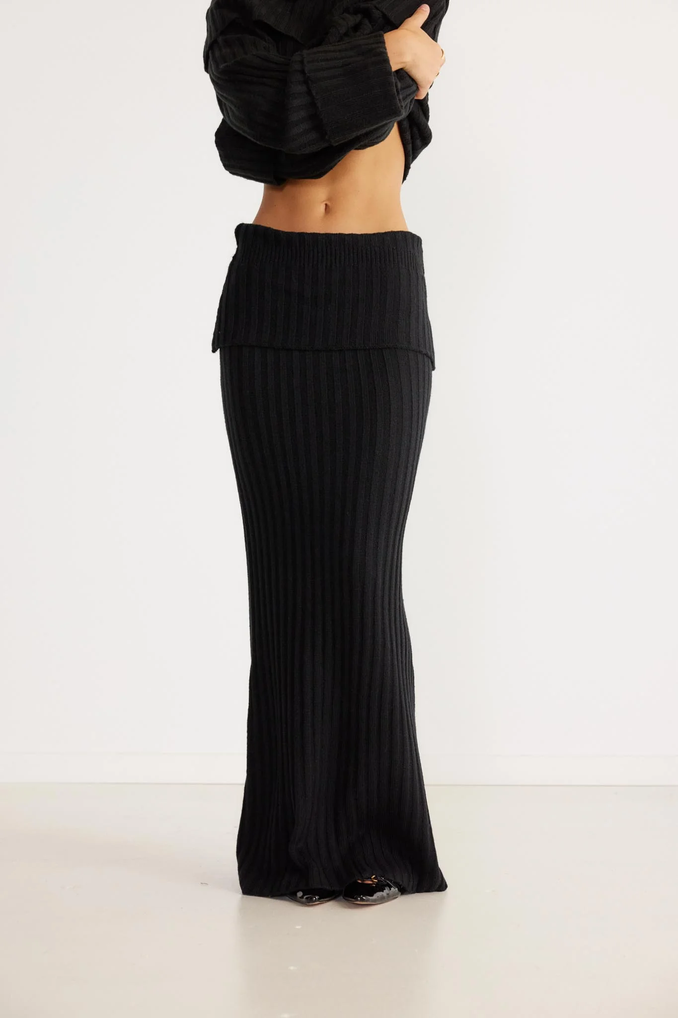 SNDYS Brooks Maxi Skirt Black - Sonourner