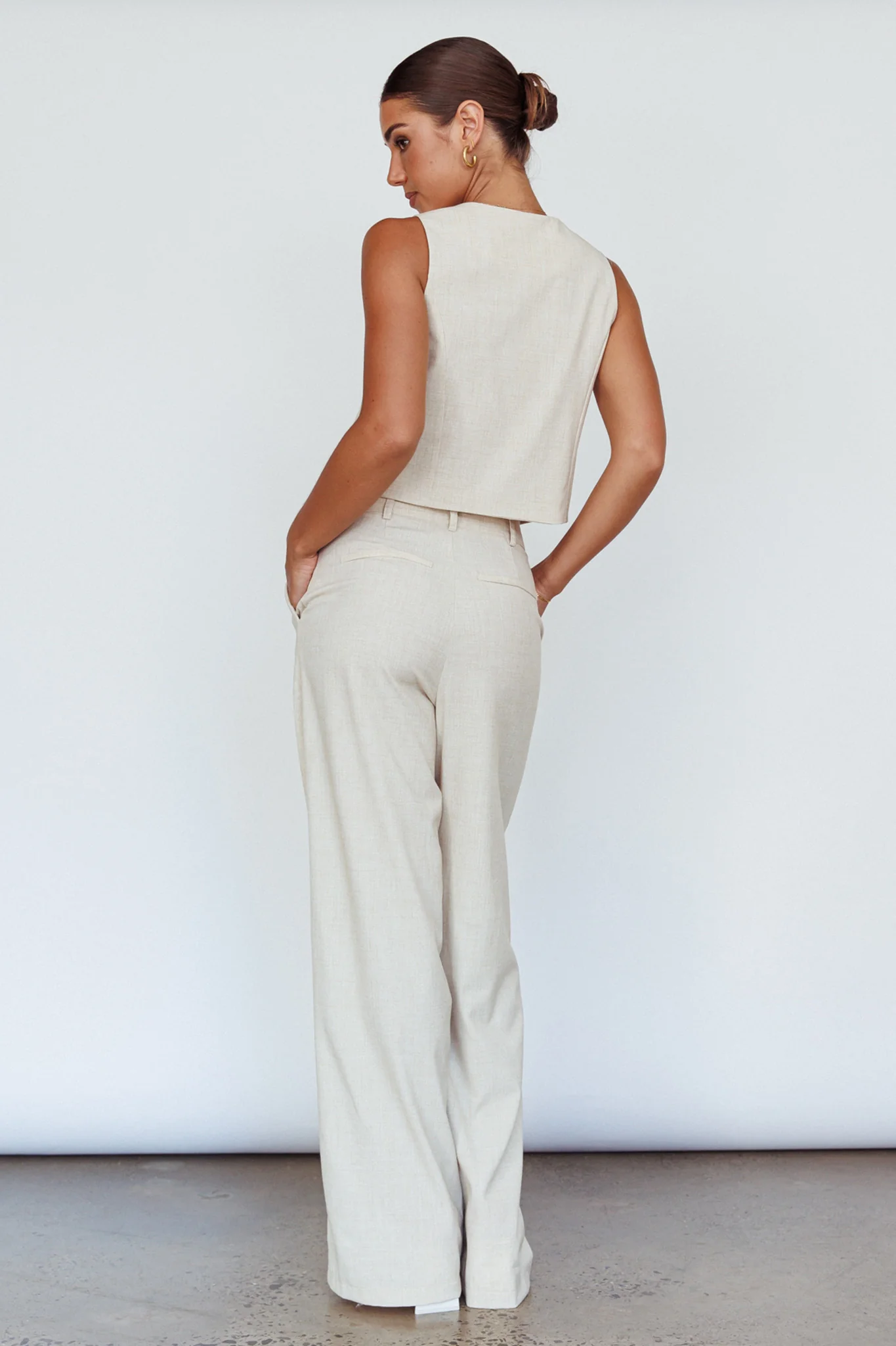 Times Square Trouser Pants Natural - Sonourner