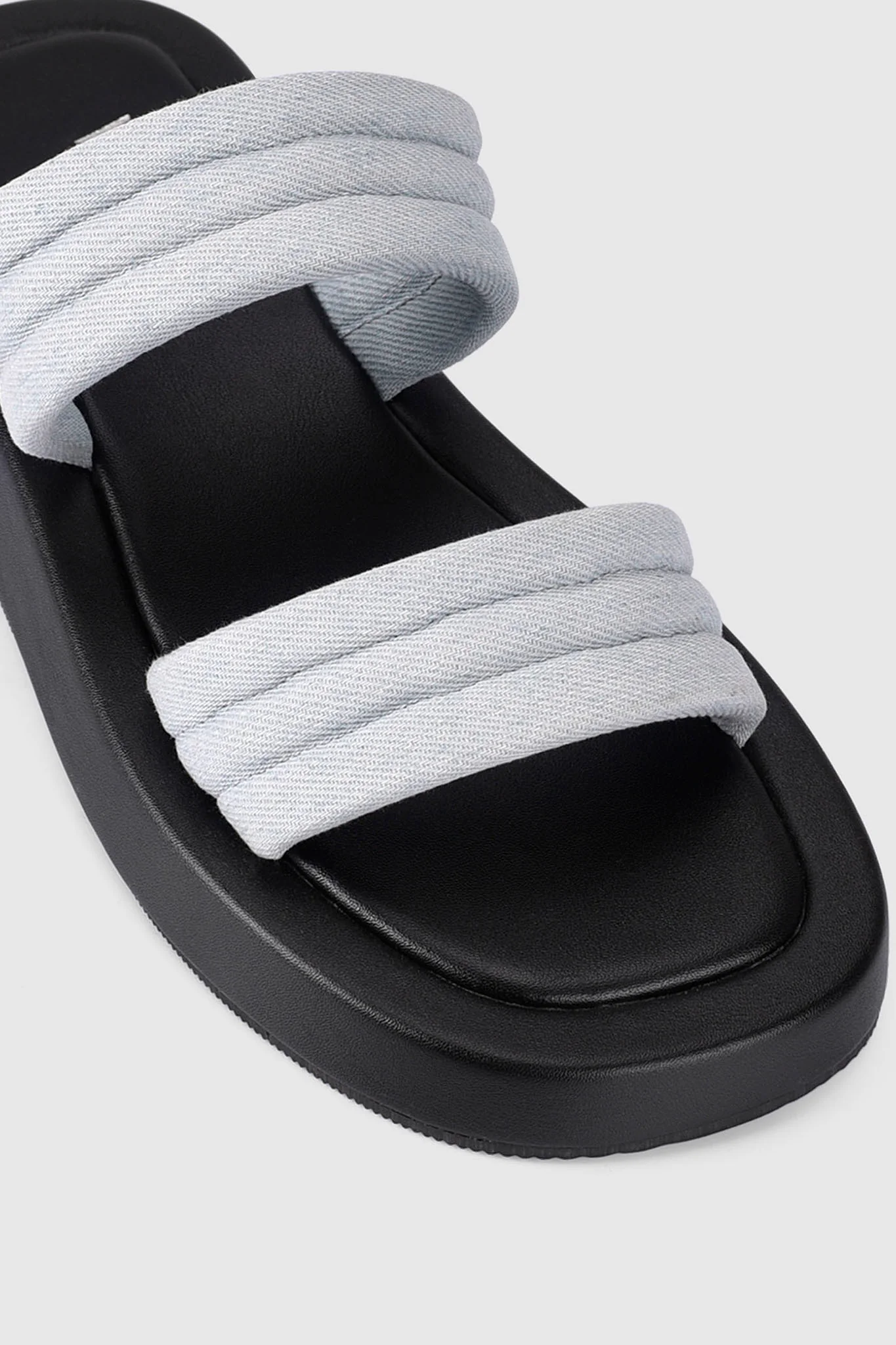 VERALi Boss Flatform Slides Denim - Sonourner