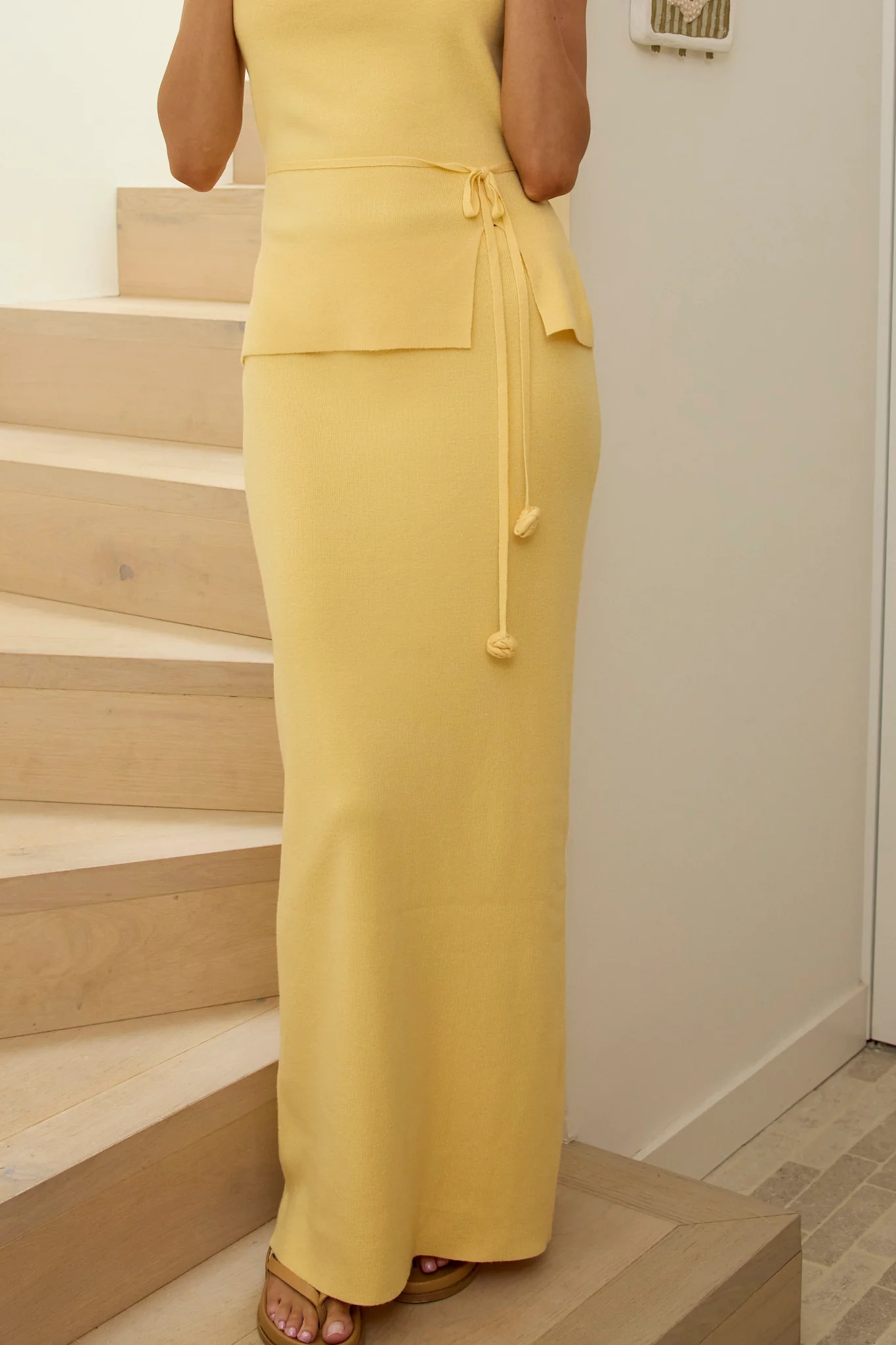 Revelry knit Maxi Skirt Banana - Sonourner