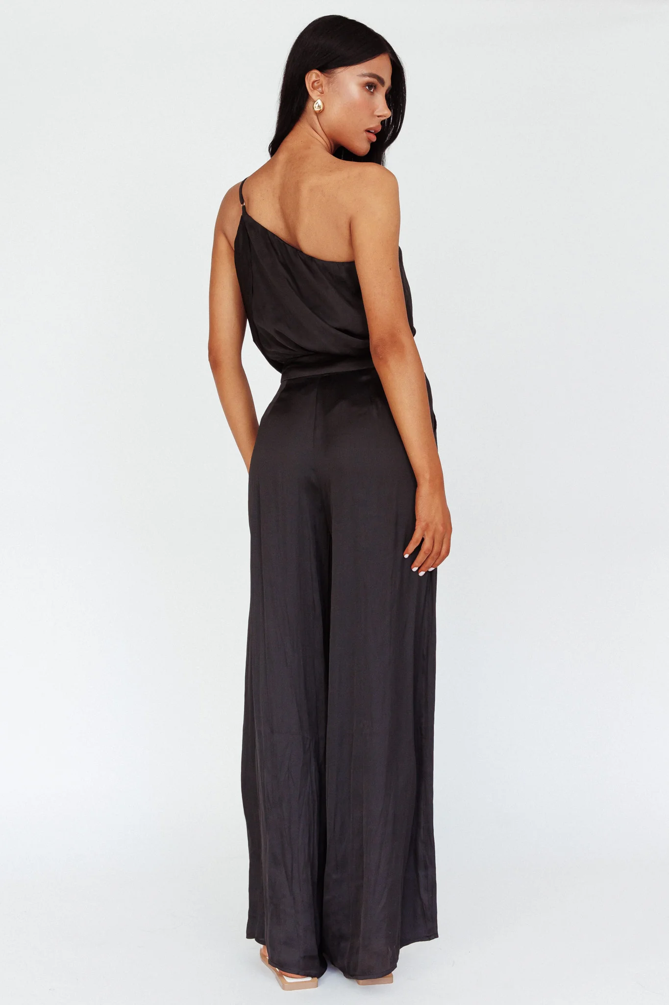 Pollina Wide Leg Pants Black - Sonourner