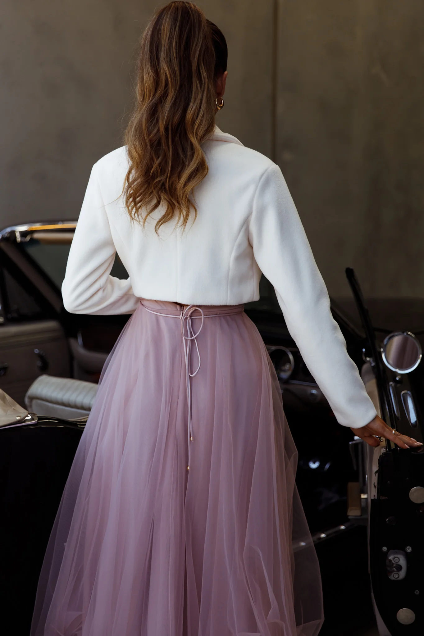 Tres Jolie Crop Jacket White - Sonourner