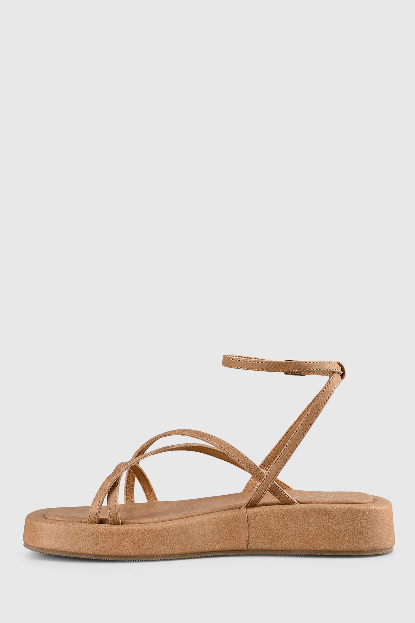 VERALi Bondi Flatform Sandals Caramel Softee - Sonourner