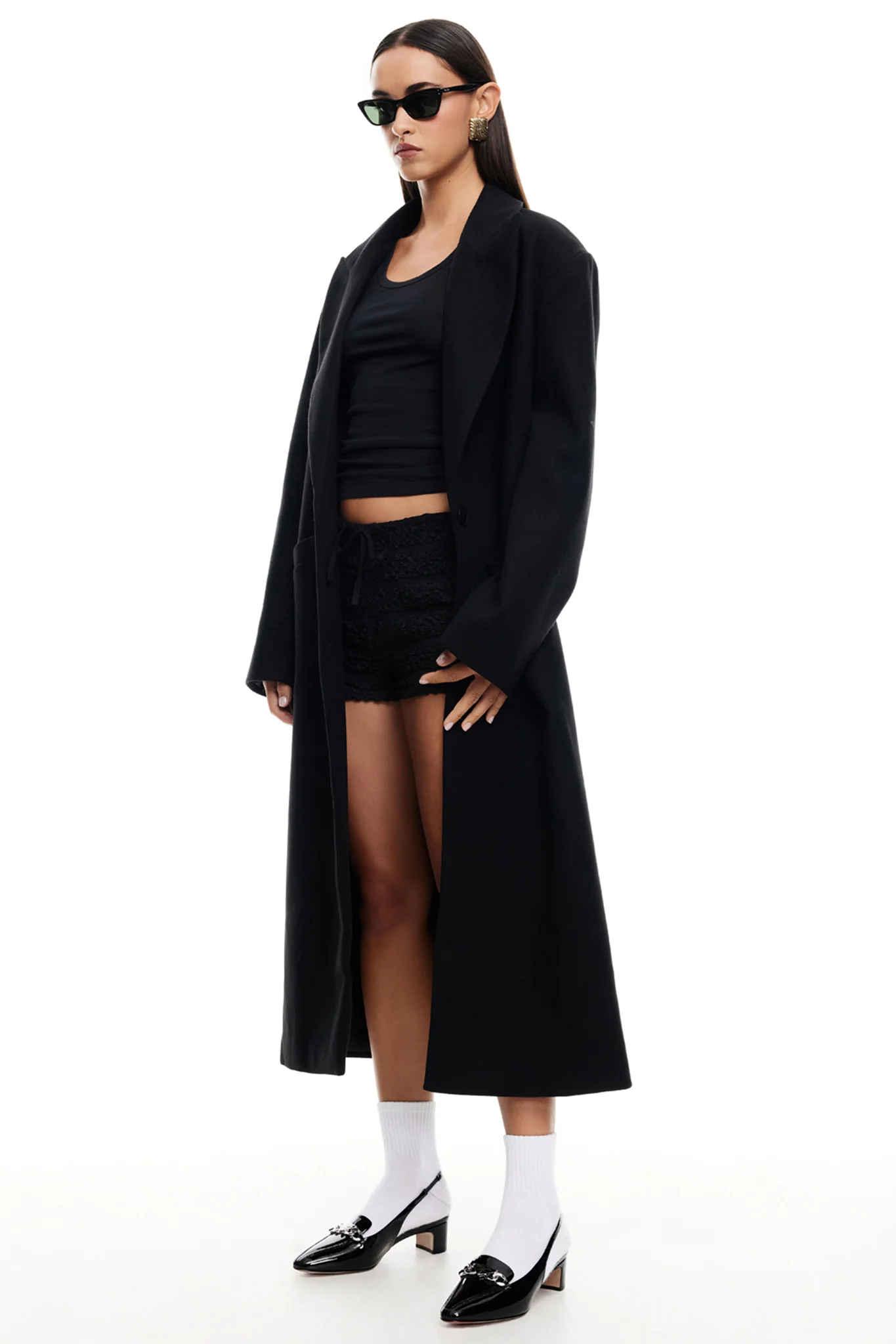 LIONESS Olsen Coat Onyx - Sonourner