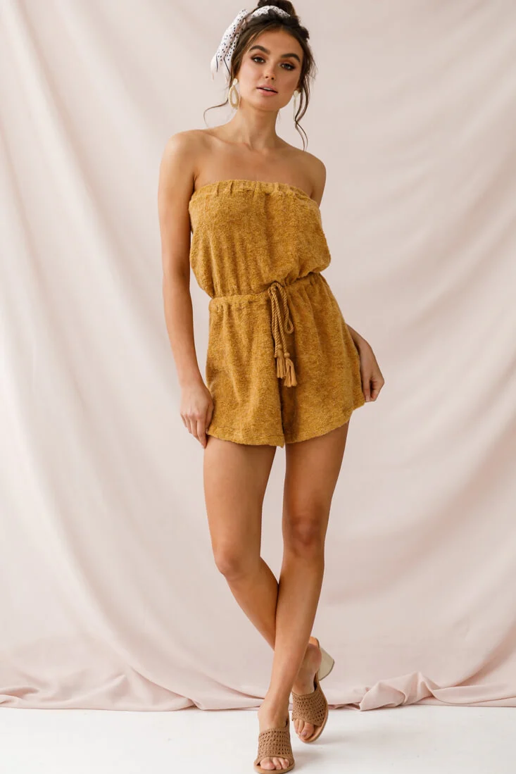 Margie Terry Cloth Romper Ginger - Sonourner