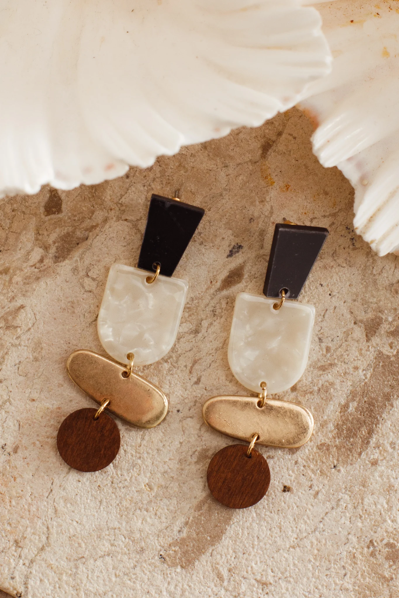 Matilda Acrylic Drop Earrings Multi - Sonourner