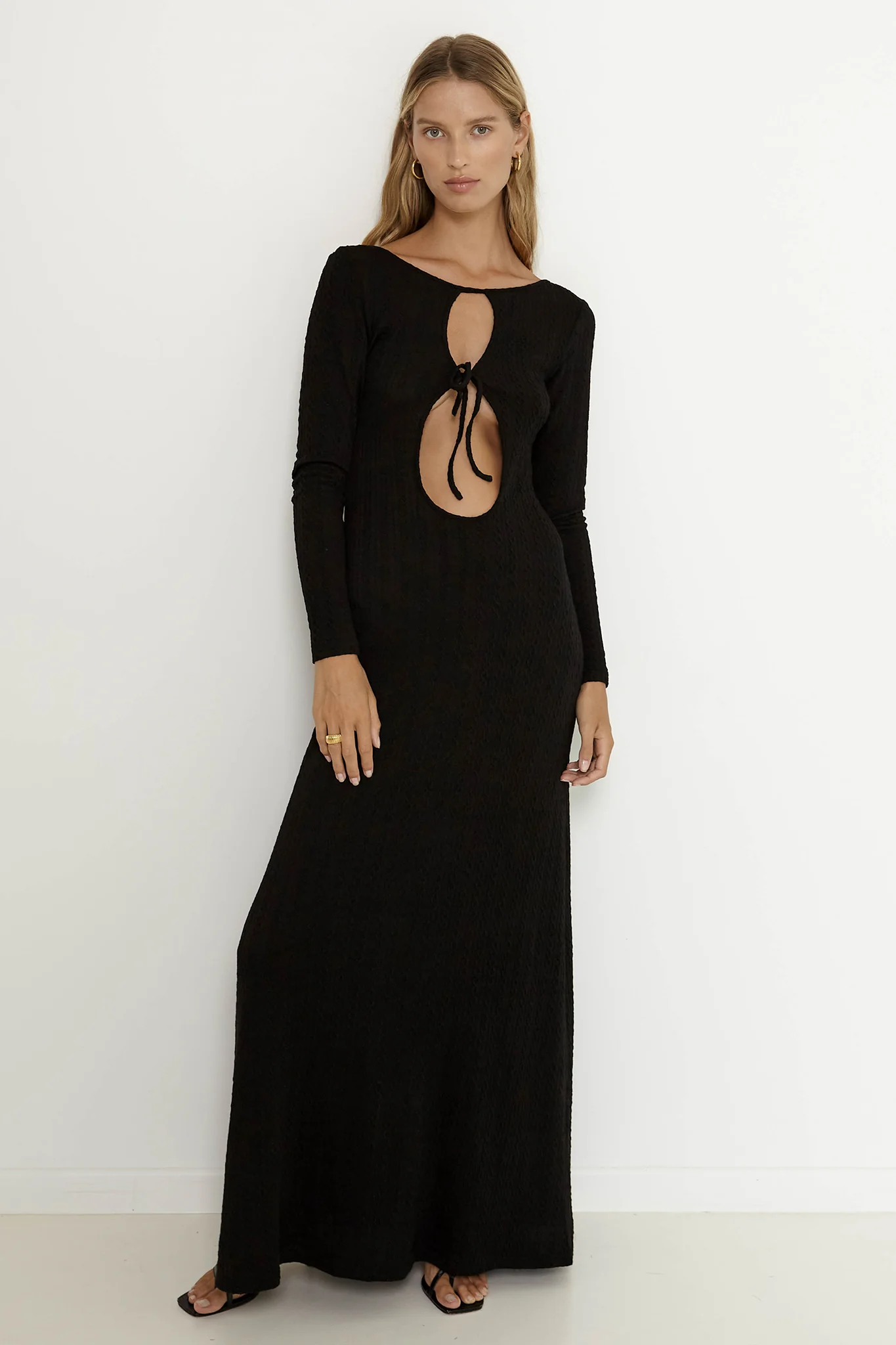 SNDYS Tallulah Maxi Dress Black - Sonourner