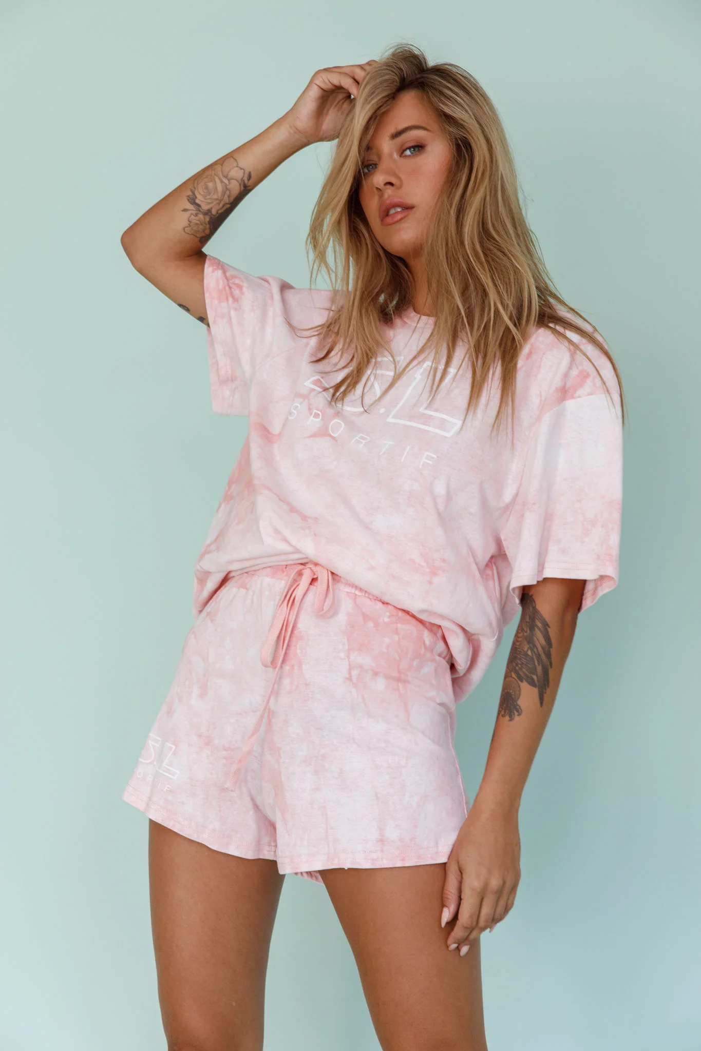 Cruise Control Tie Dye T-Shirt Pink - Sonourner