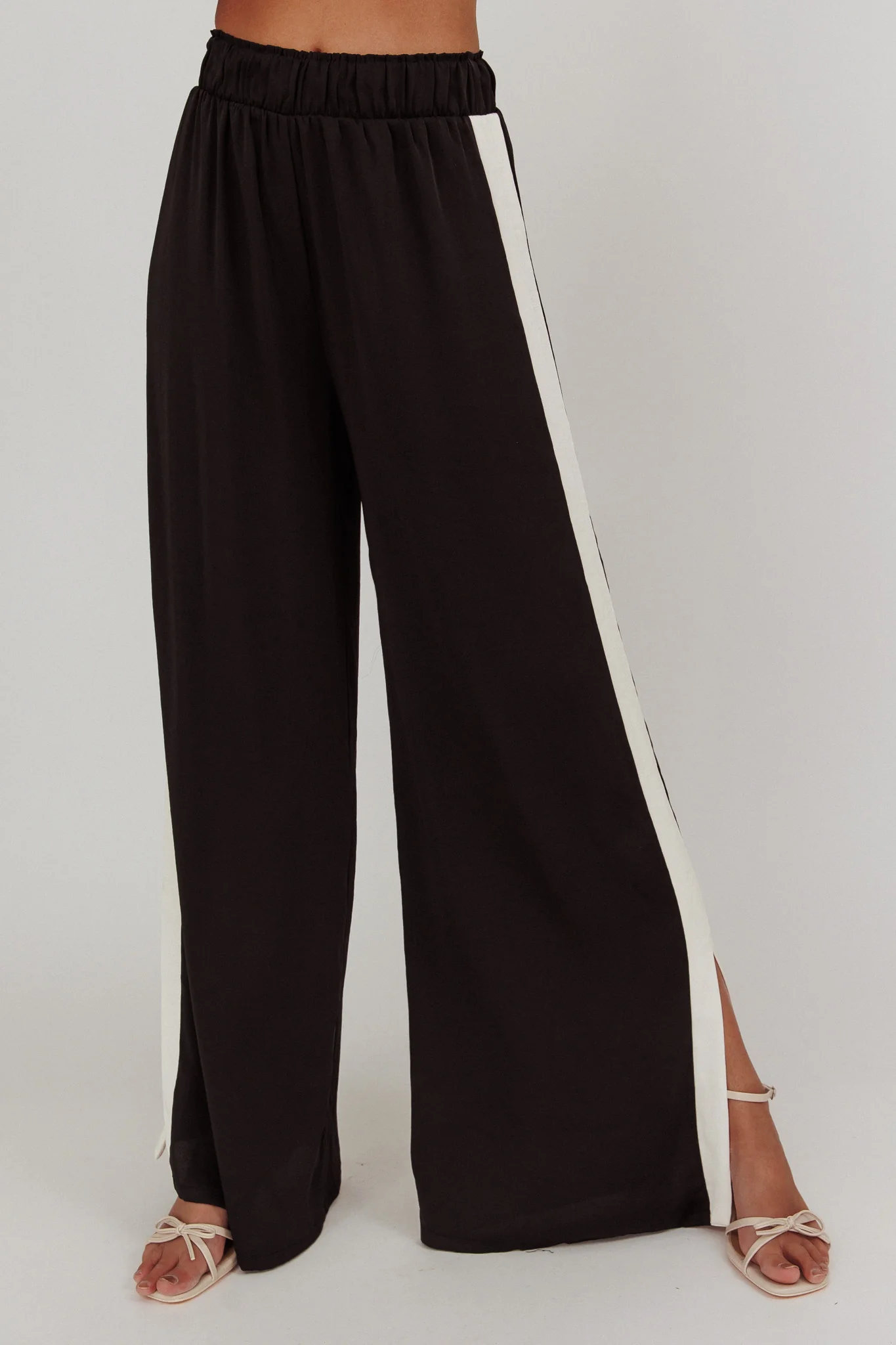 Unwritten Wide Leg Pant Black - Sonourner