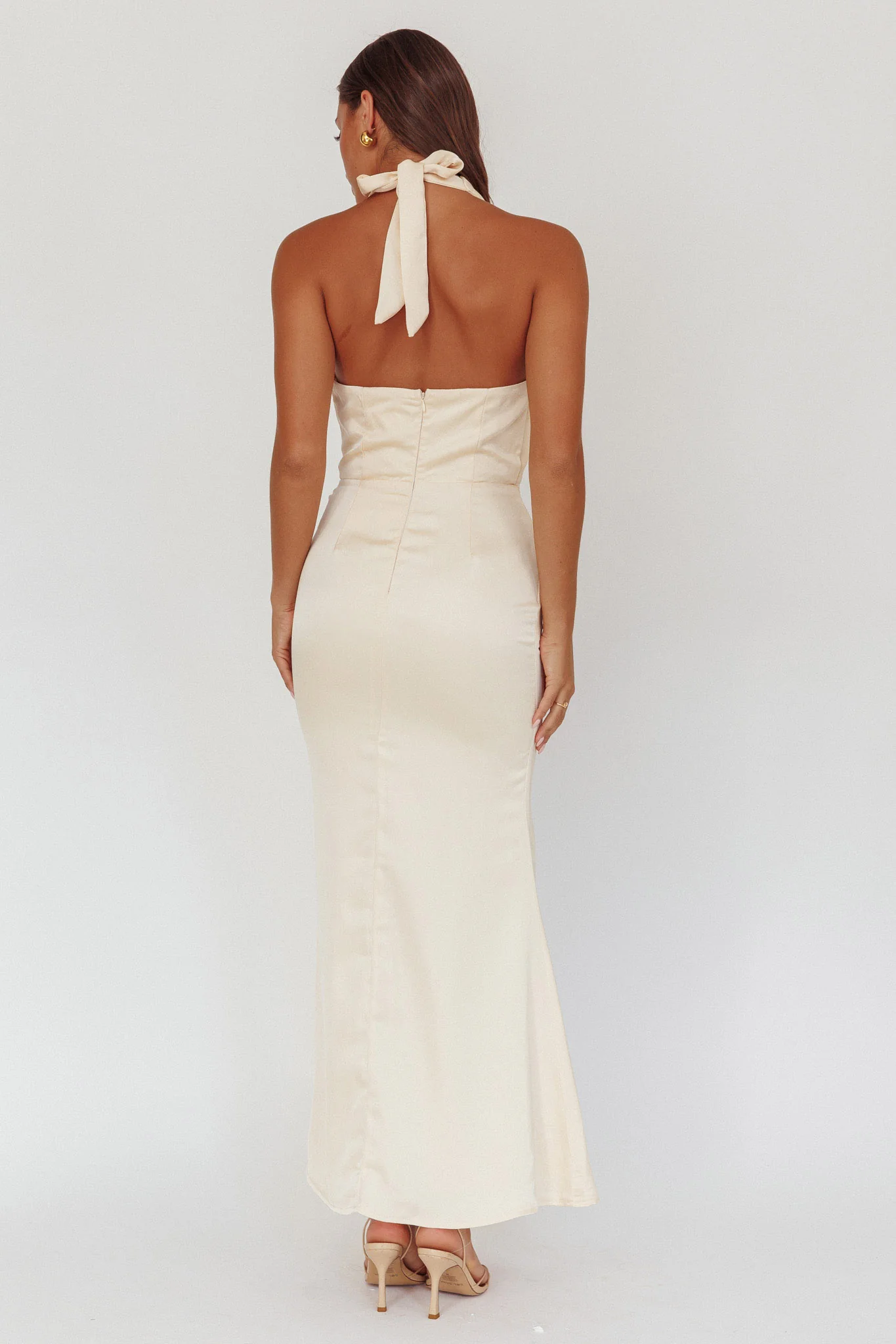 Nariah Cowl Neck Maxi Dress Butter - Sonourner