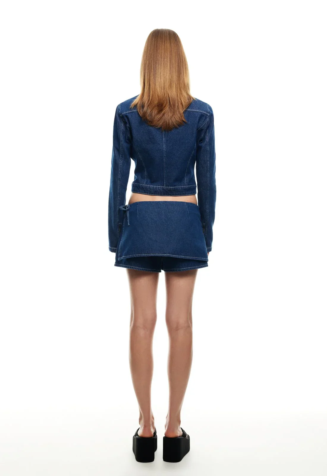 LIONESS Countryside Skort Blue Denim - Sonourner