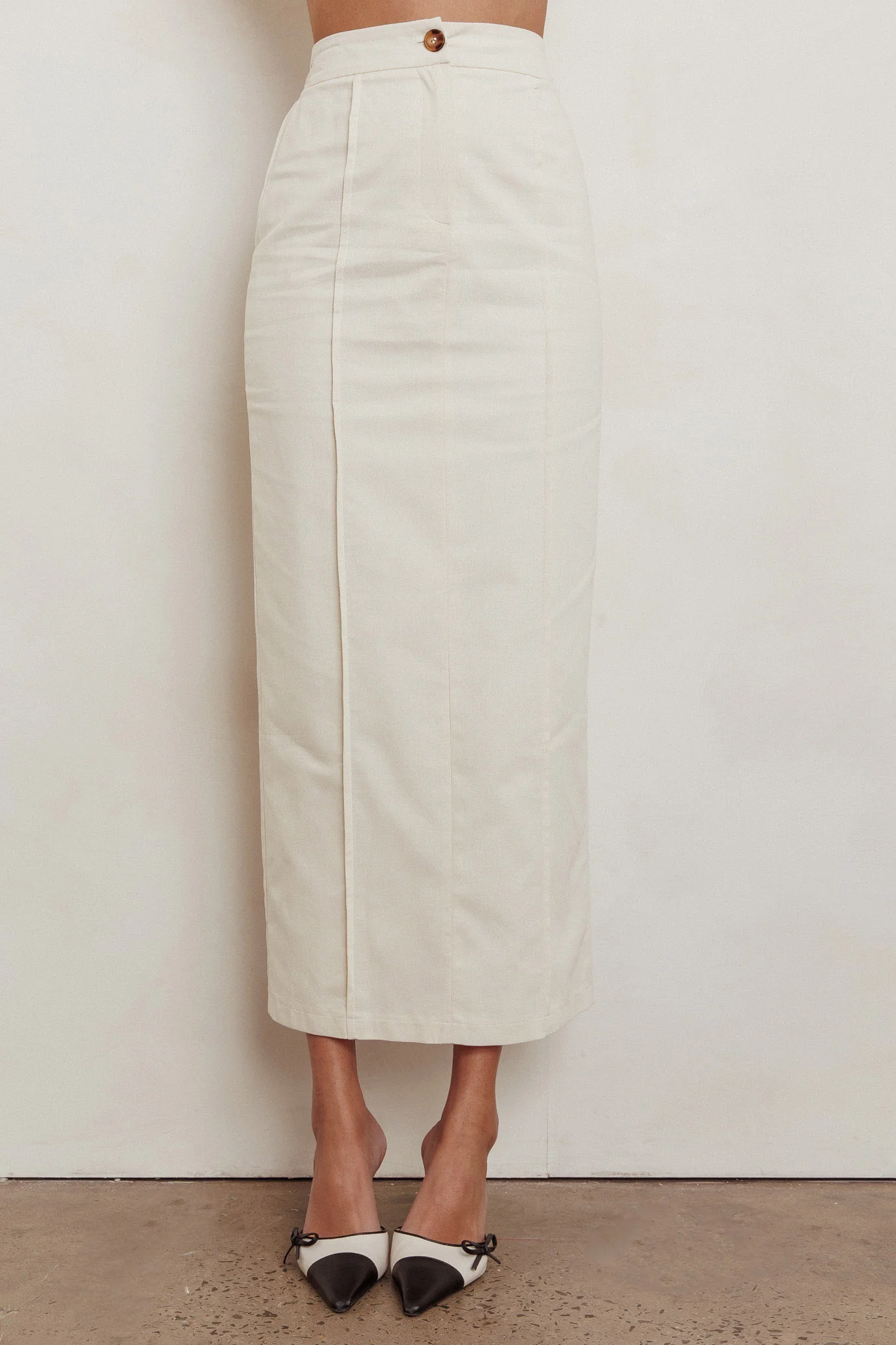 Sweet Treat Column Maxi Skirt Oat - Sonourner
