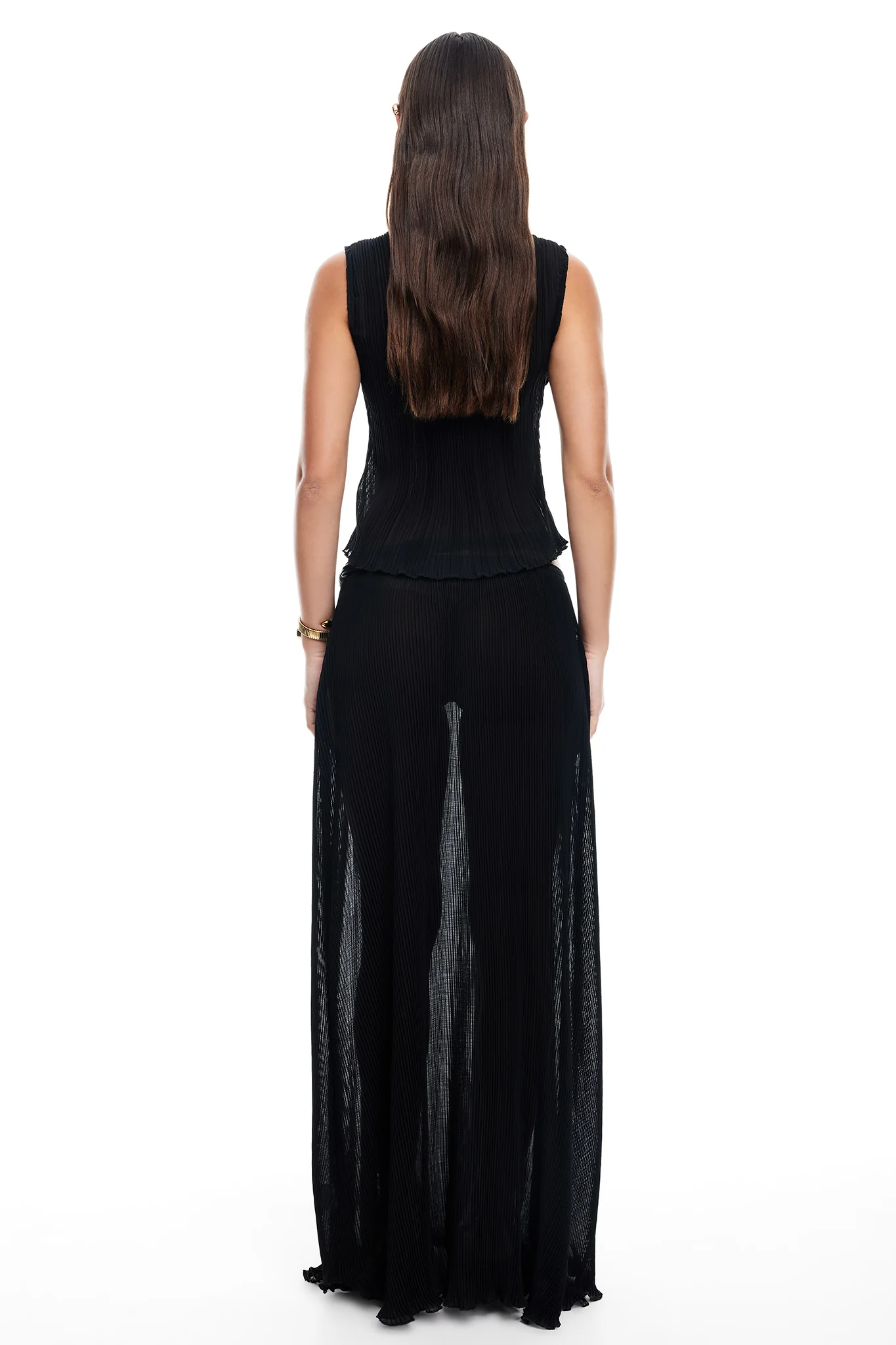 LIONESS Ford Maxi Skirt Onyx - Sonourner